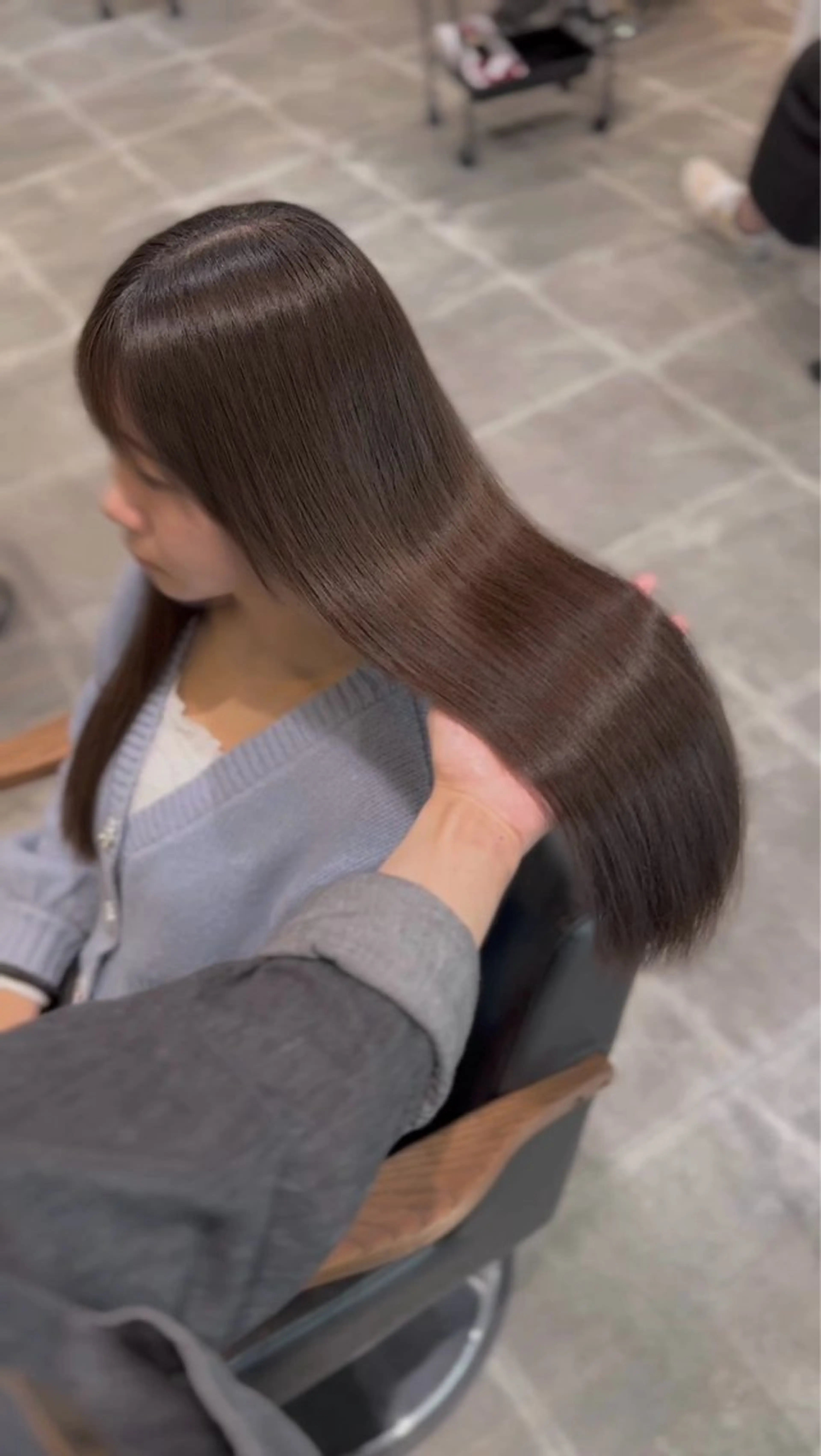 ロング カット ヘアカラー トリートメント 透明感カラー / 髪質改善　小川泰輝のヘアスタイル