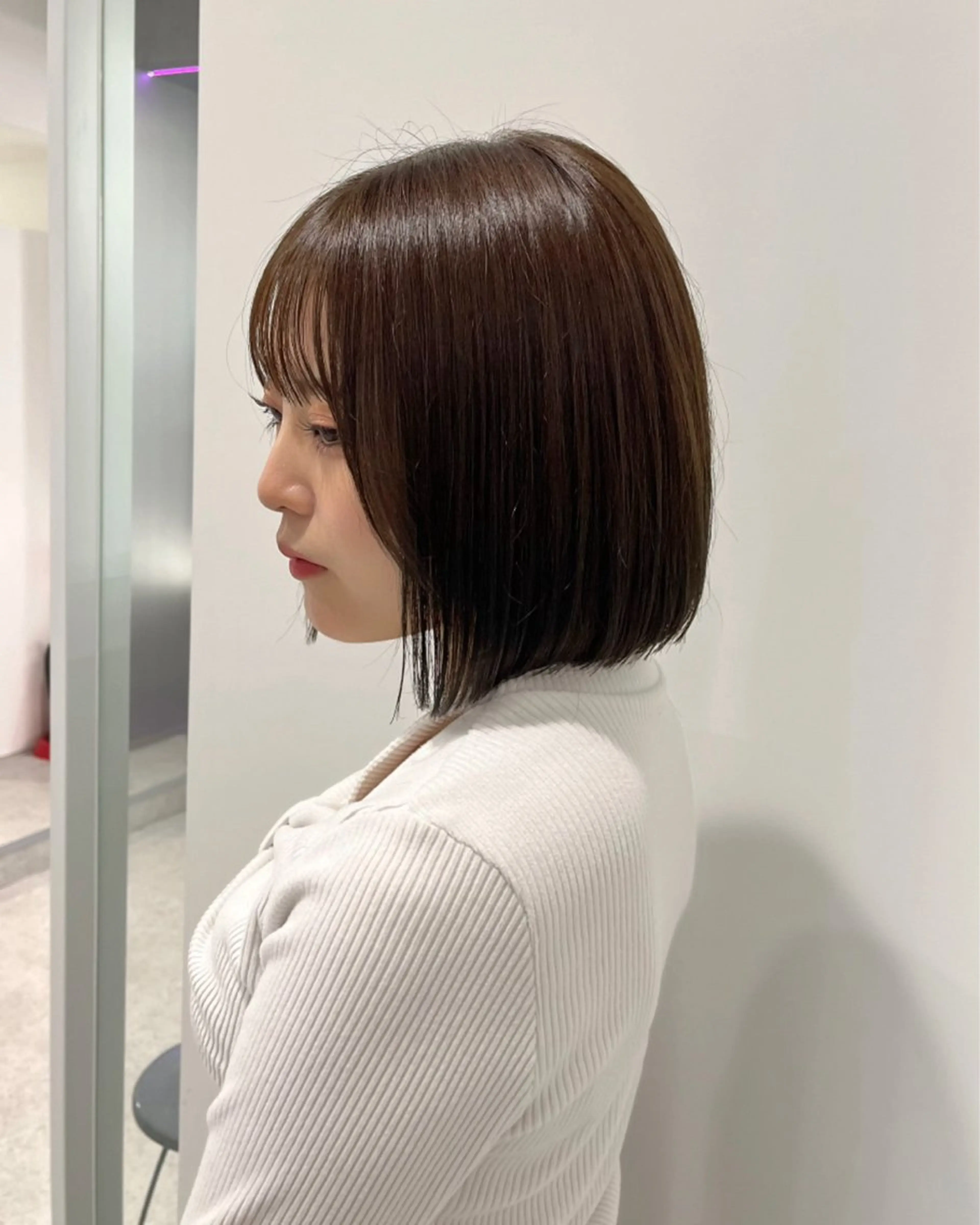 ショート 縮毛矯正/ハイトーン /パーマ/前原汐🎐のヘアスタイル