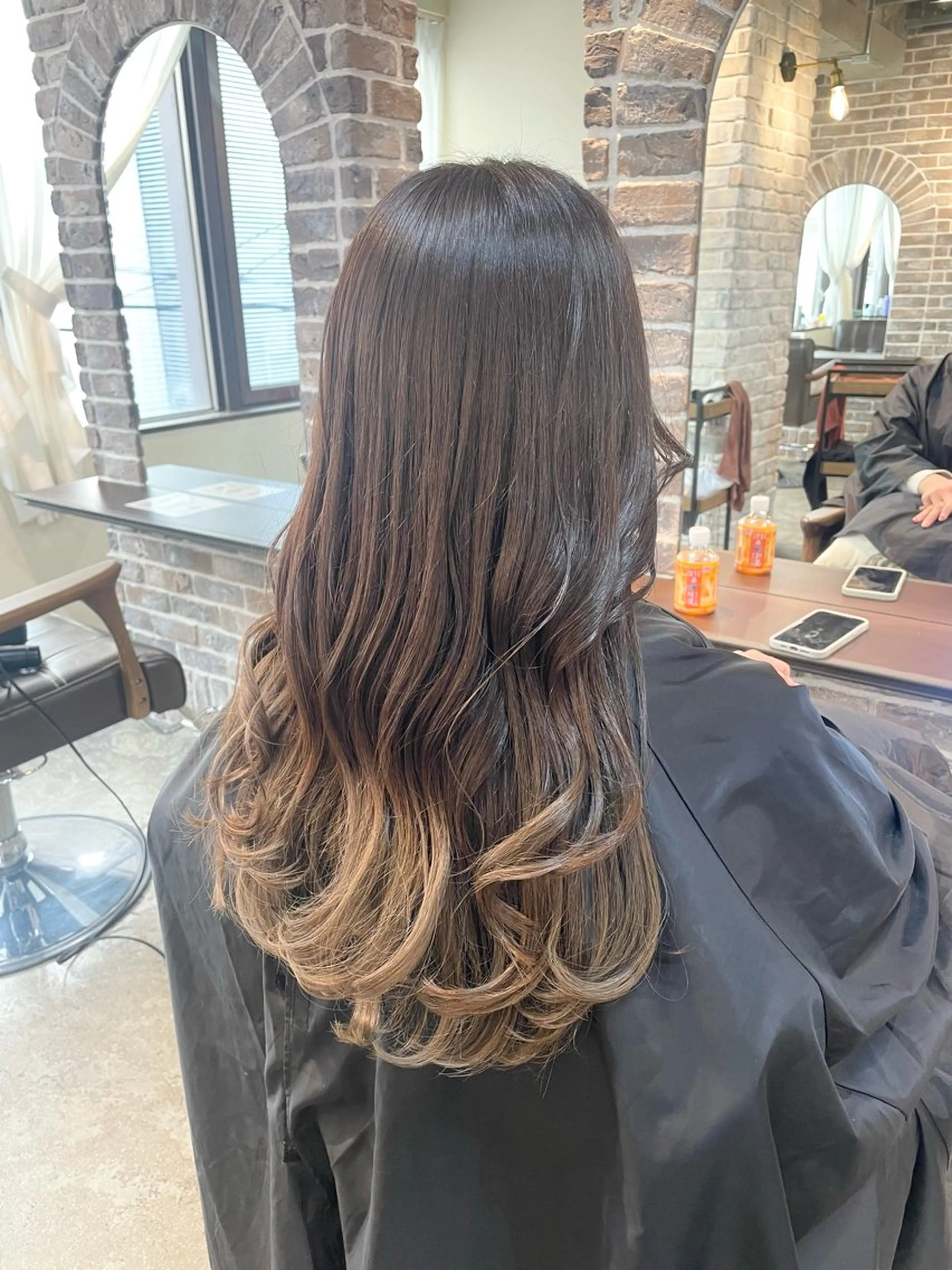 ロング カラー グラデーションカラー ACROあべの店所属・艶カラー/インナー /グラデ/大西小百合のヘアスタイル