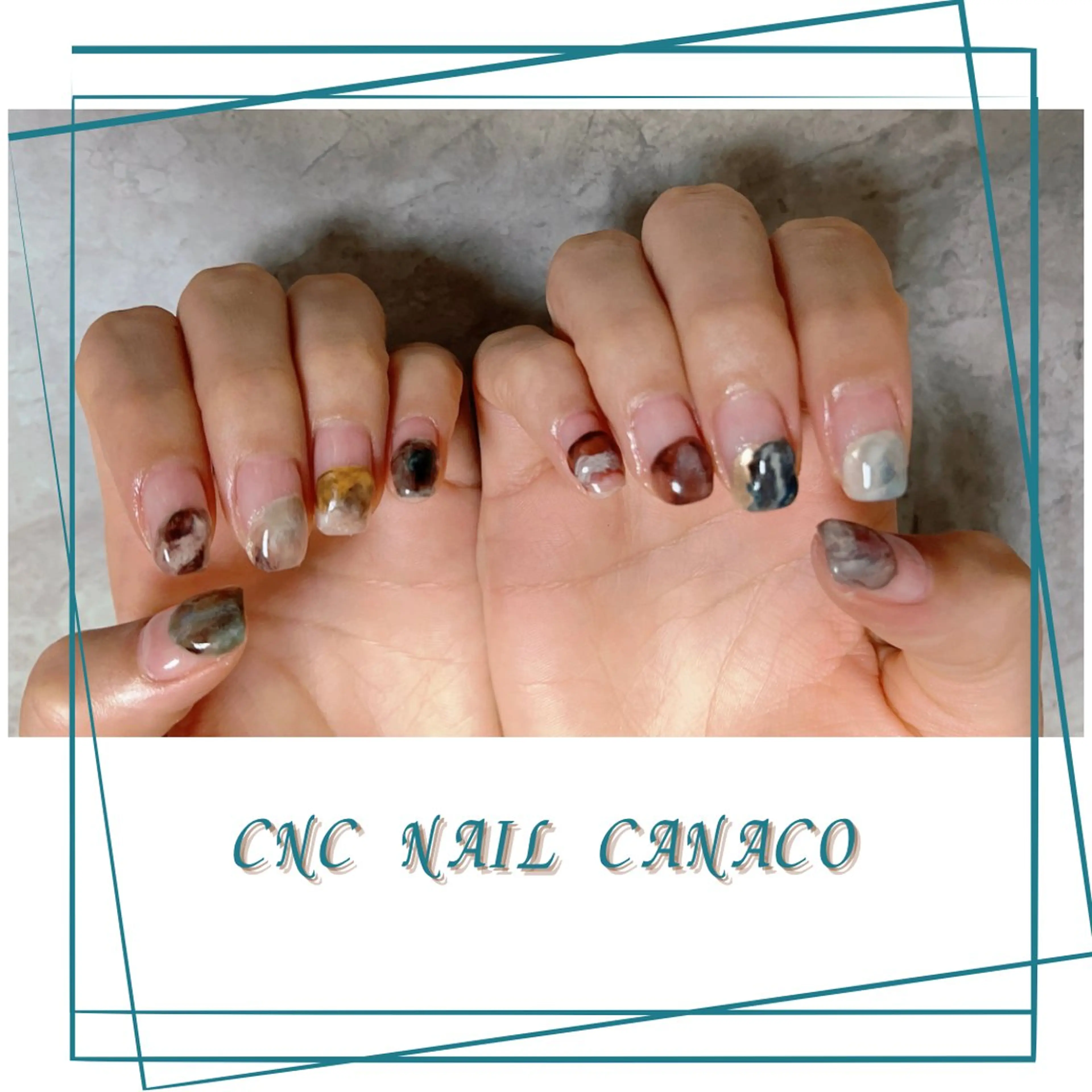 ネイル アートネイル メンズネイル 持ち込み ニュアンスネイル ぷっくりネイル ハンドネイル ハンドケア Felice所属・ベテランネイル cnc  nailのネイルデザイン