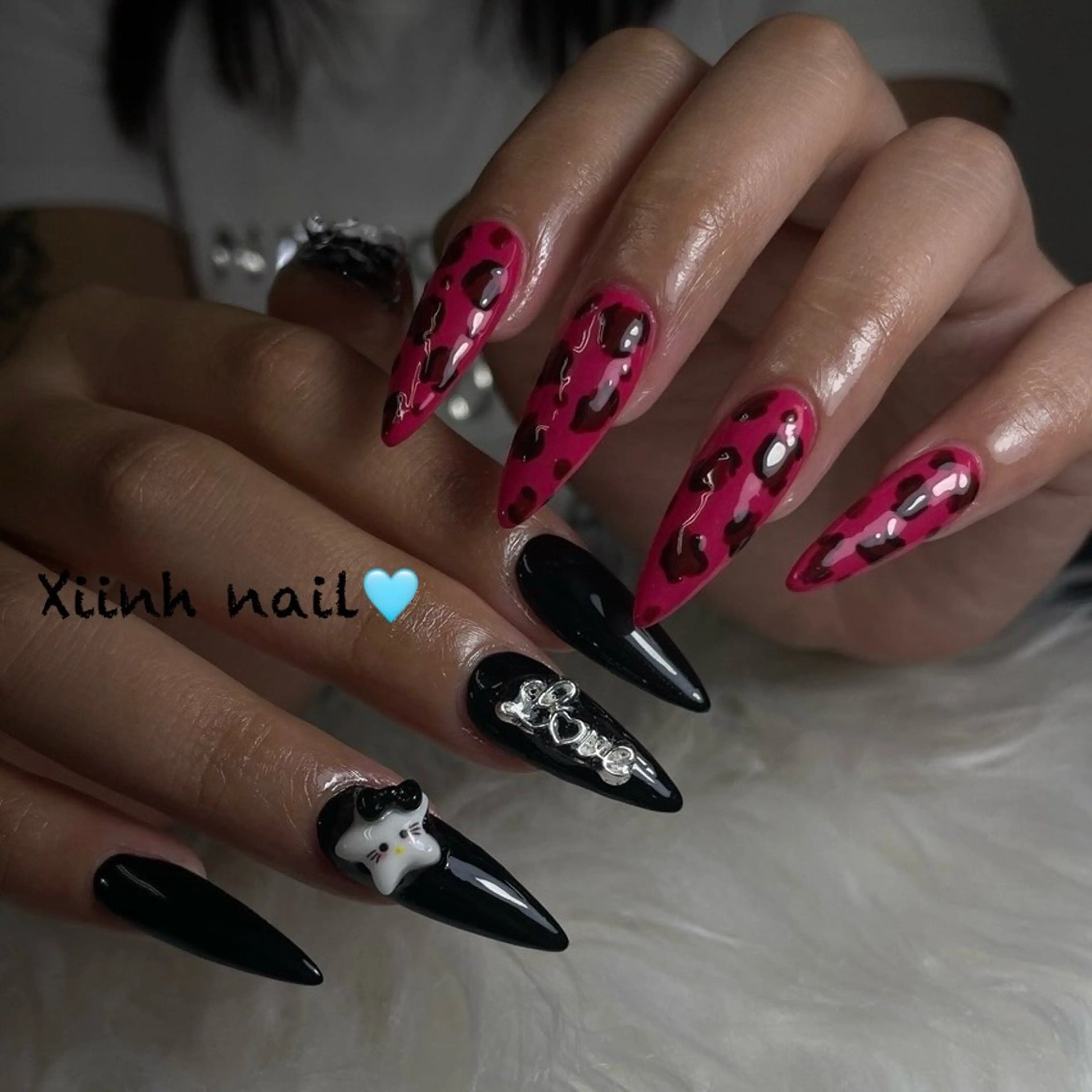 ネイル チークネイル 桜ネイル フットネイル ジェルネイル ハロウィン ハンドネイル XIINH NAIL SALONのネイルデザイン