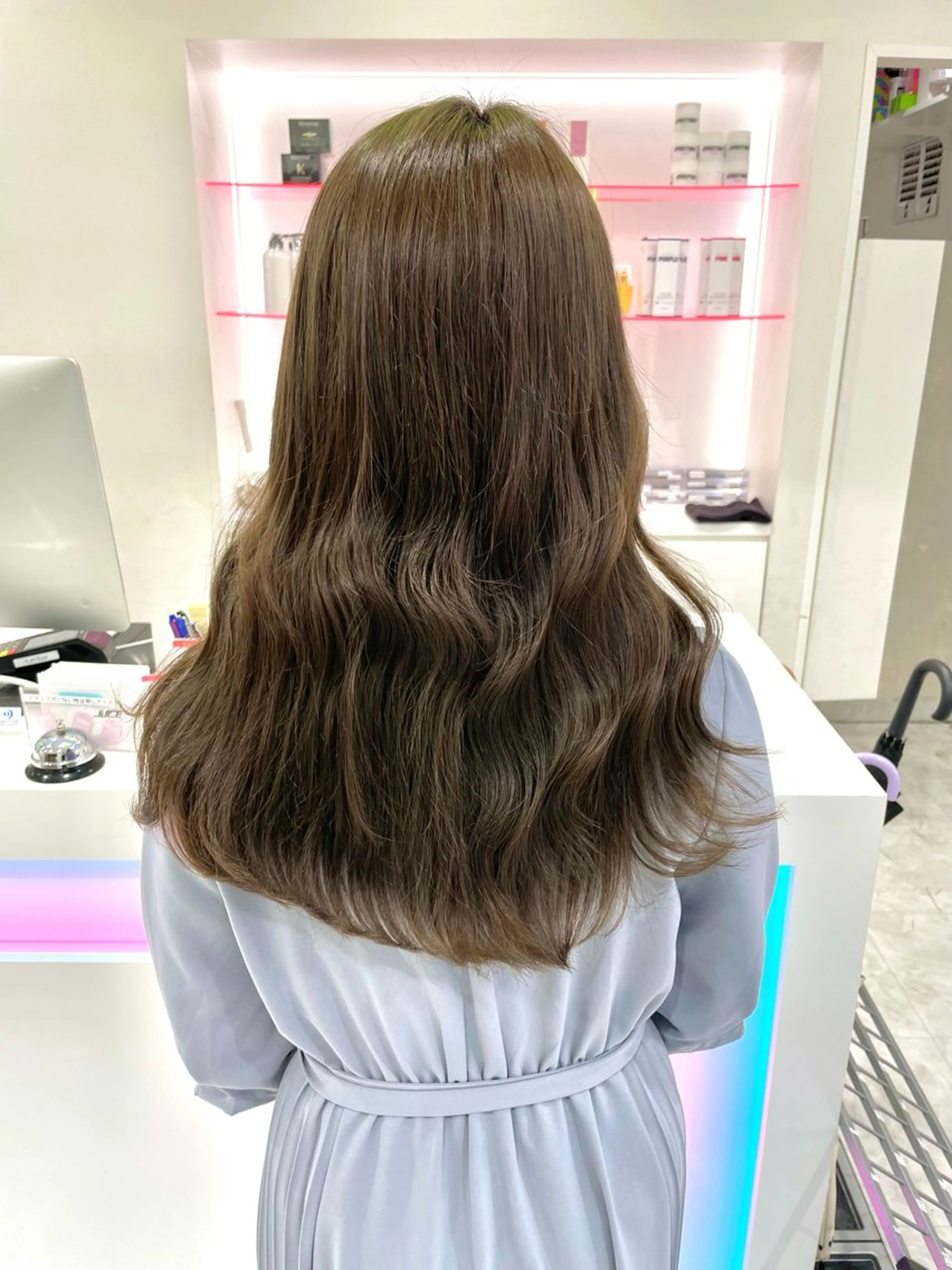 セミロング 💍大人デザイン /ハイトーン♡リクトのヘアスタイル