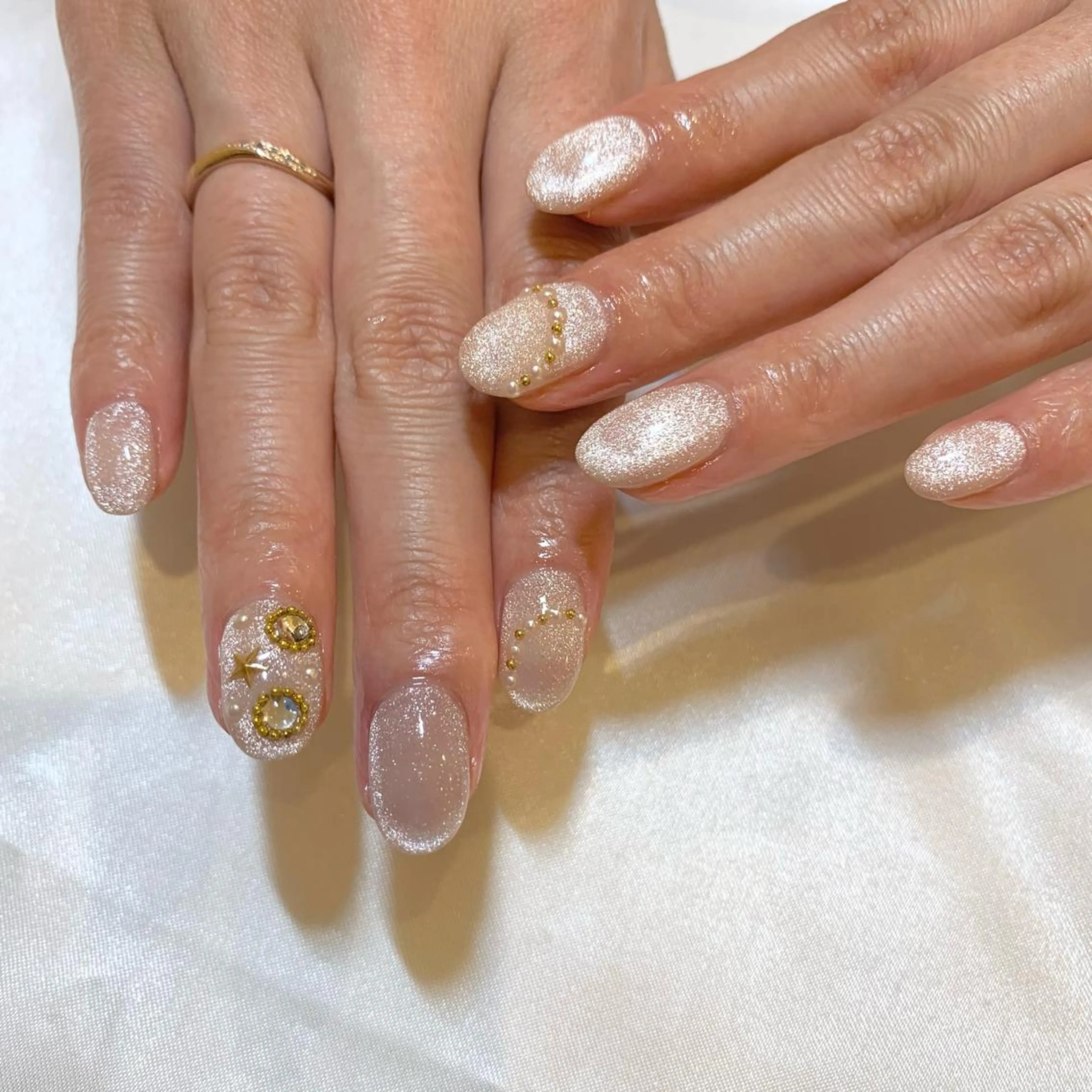 ネイル マグネットネイル ハンドネイル ui nailのネイルデザイン