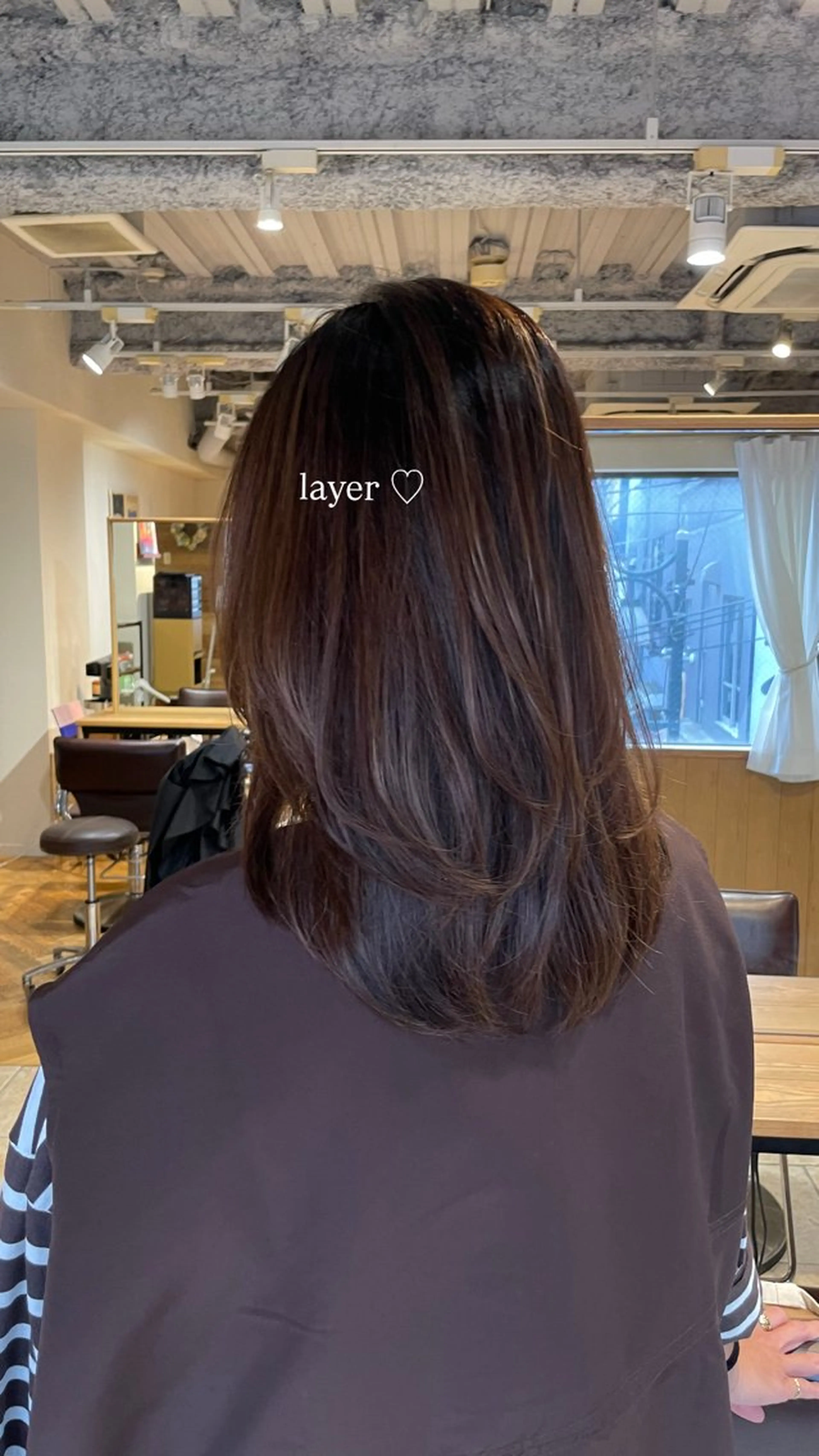 【ロング限定】似合わせレイヤーカットの写真