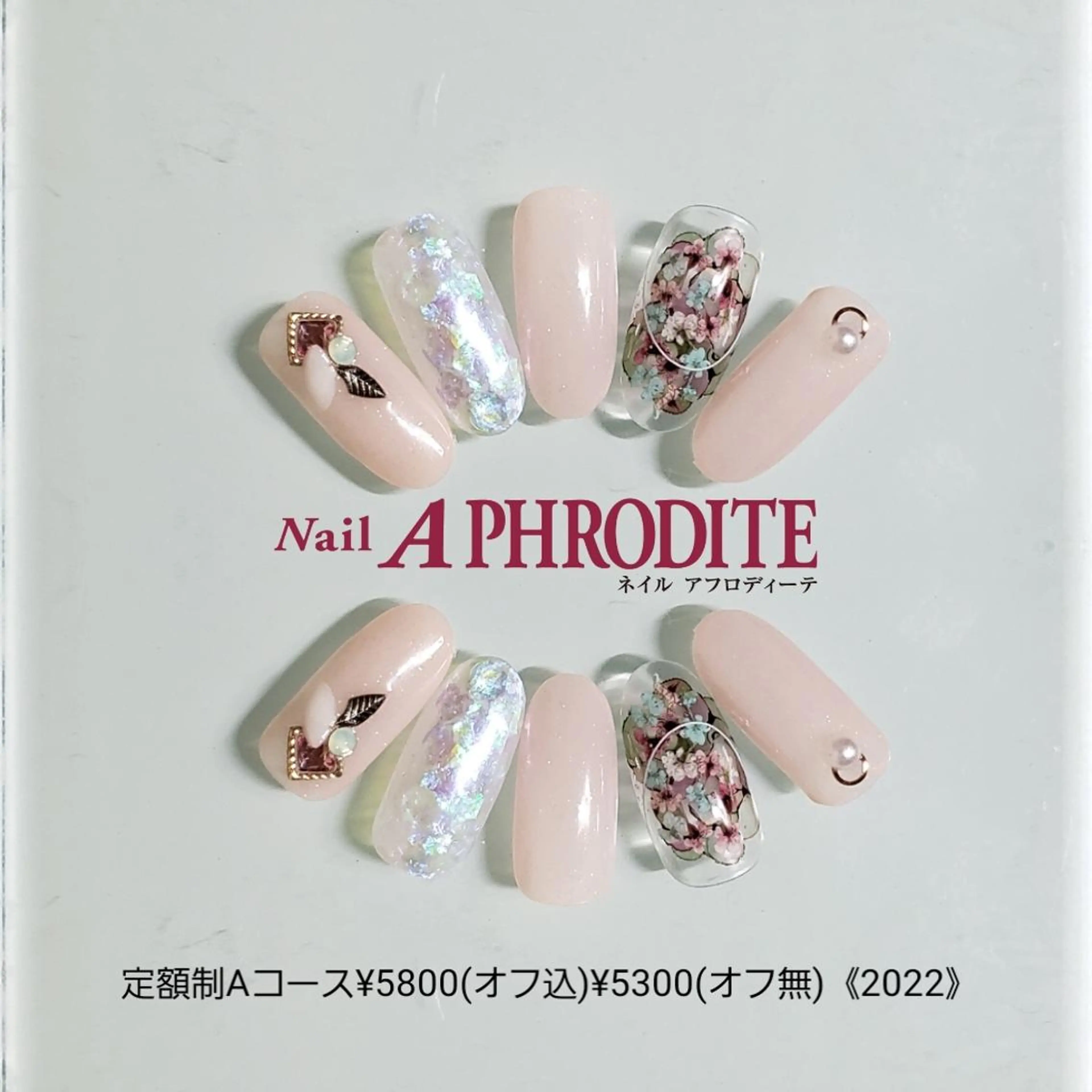 ネイル 持ち込み ニュアンスネイル ハンドネイル Nail  Aphroditeのネイルデザイン