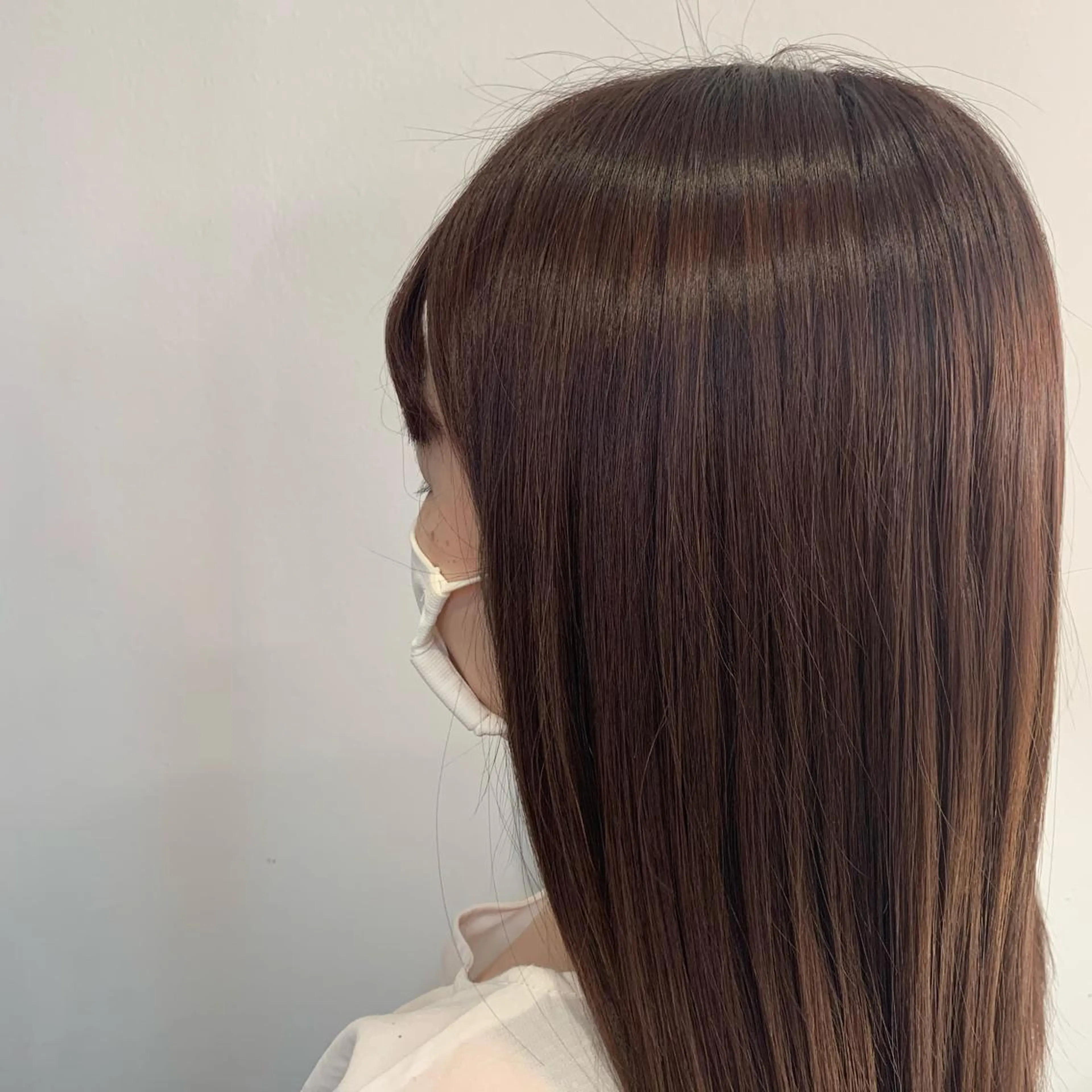 セミロング カラー SATO RISAのヘアスタイル