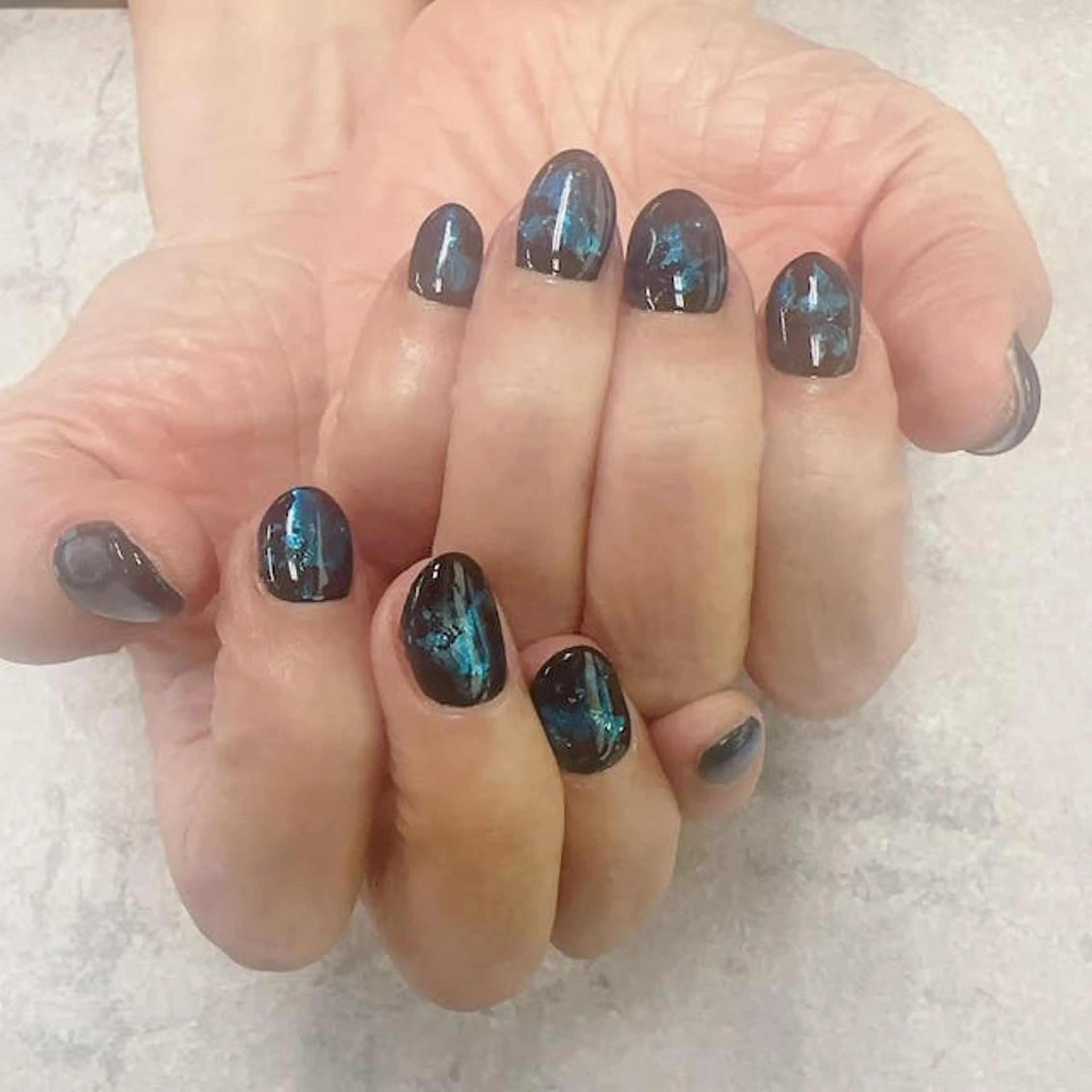 ネイル フットネイル フレンチネイル ジェルネイル ガラスフレンチ グラデーション ハンドネイル ハンドケア FASTNAIL PLUS 新宿店のネイルデザイン