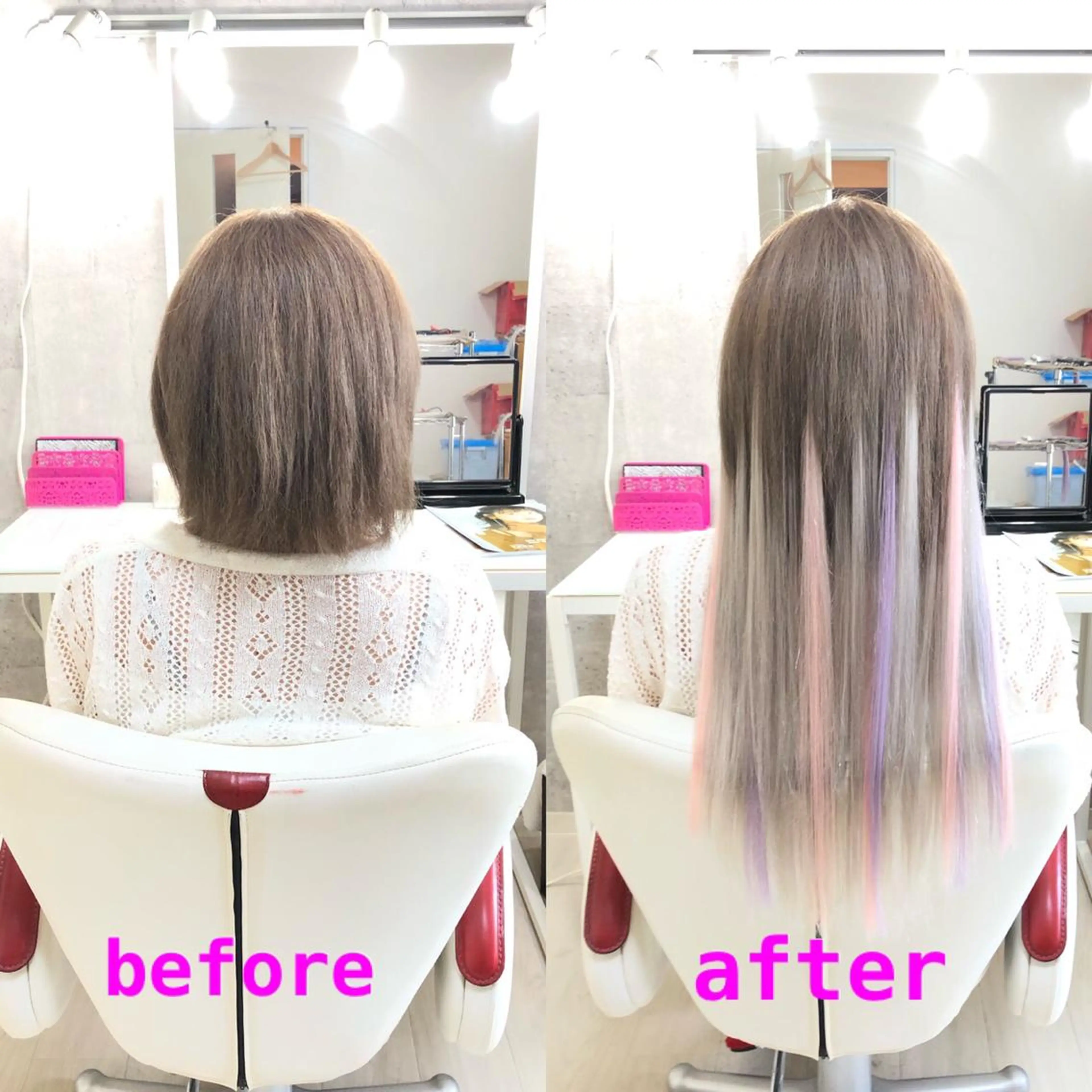 ロング エクステ ドレスアップ心斎橋店所属・🌸ドレスアップ 心斎橋店🌸のヘアスタイル