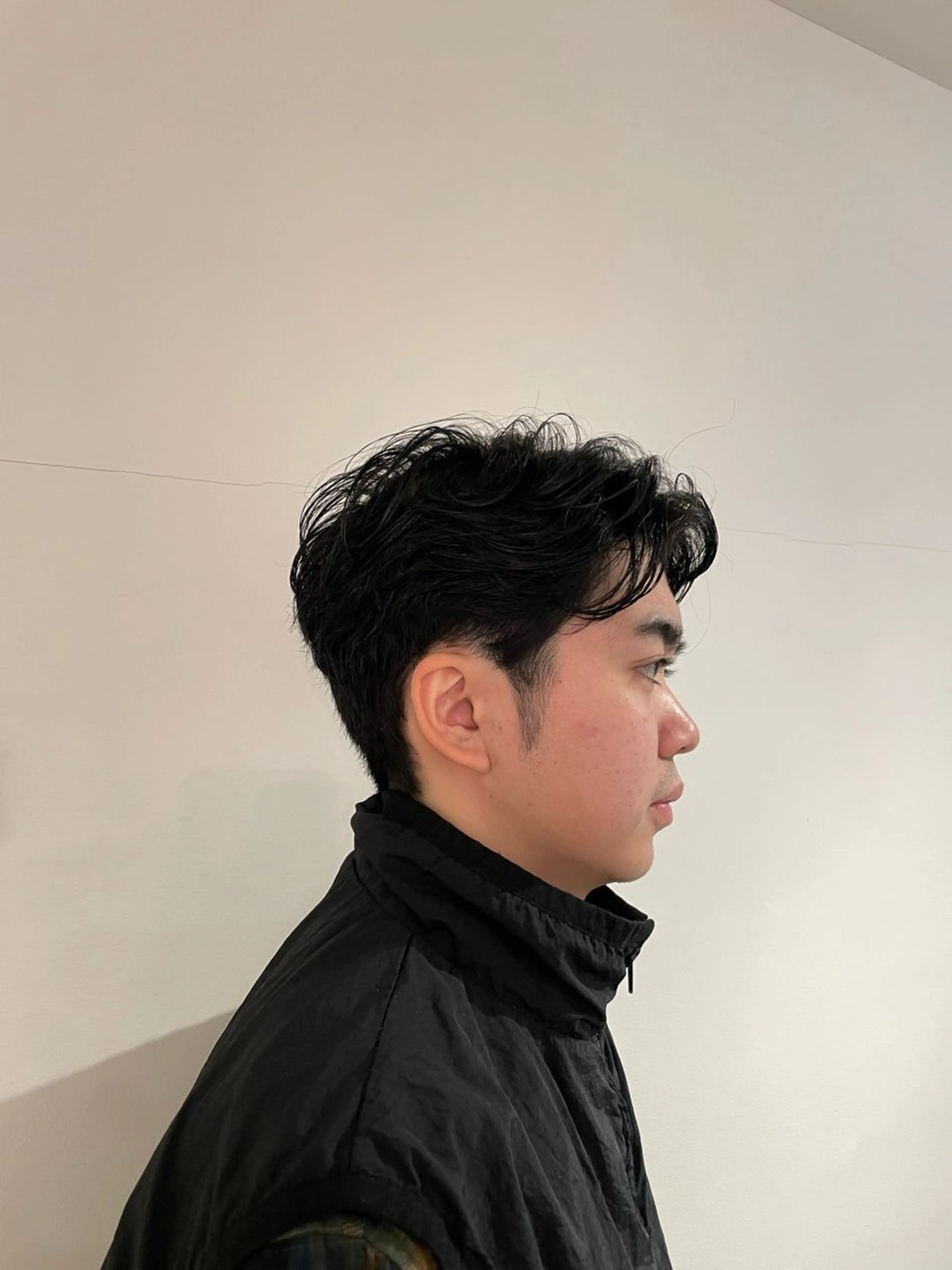 メンズ センターパート ヘッドスパ/カラー 葉月のヘアスタイル