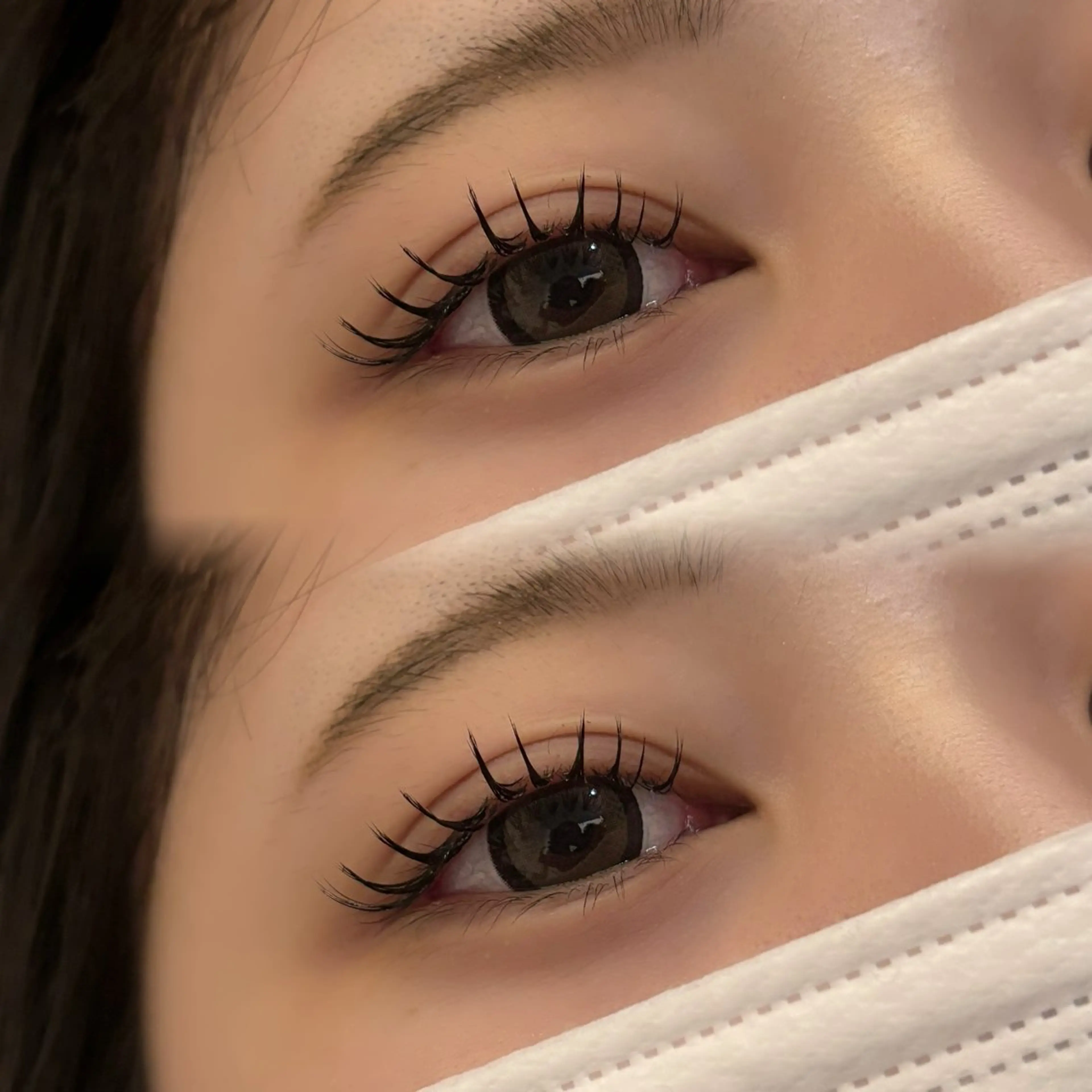 マツエク・マツパ カラーマツエク 韓国風マツエク パリジェンヌラッシュリフト まつげパーマ 艶カラー♡/eye / mai🪐🪄のヘアスタイル