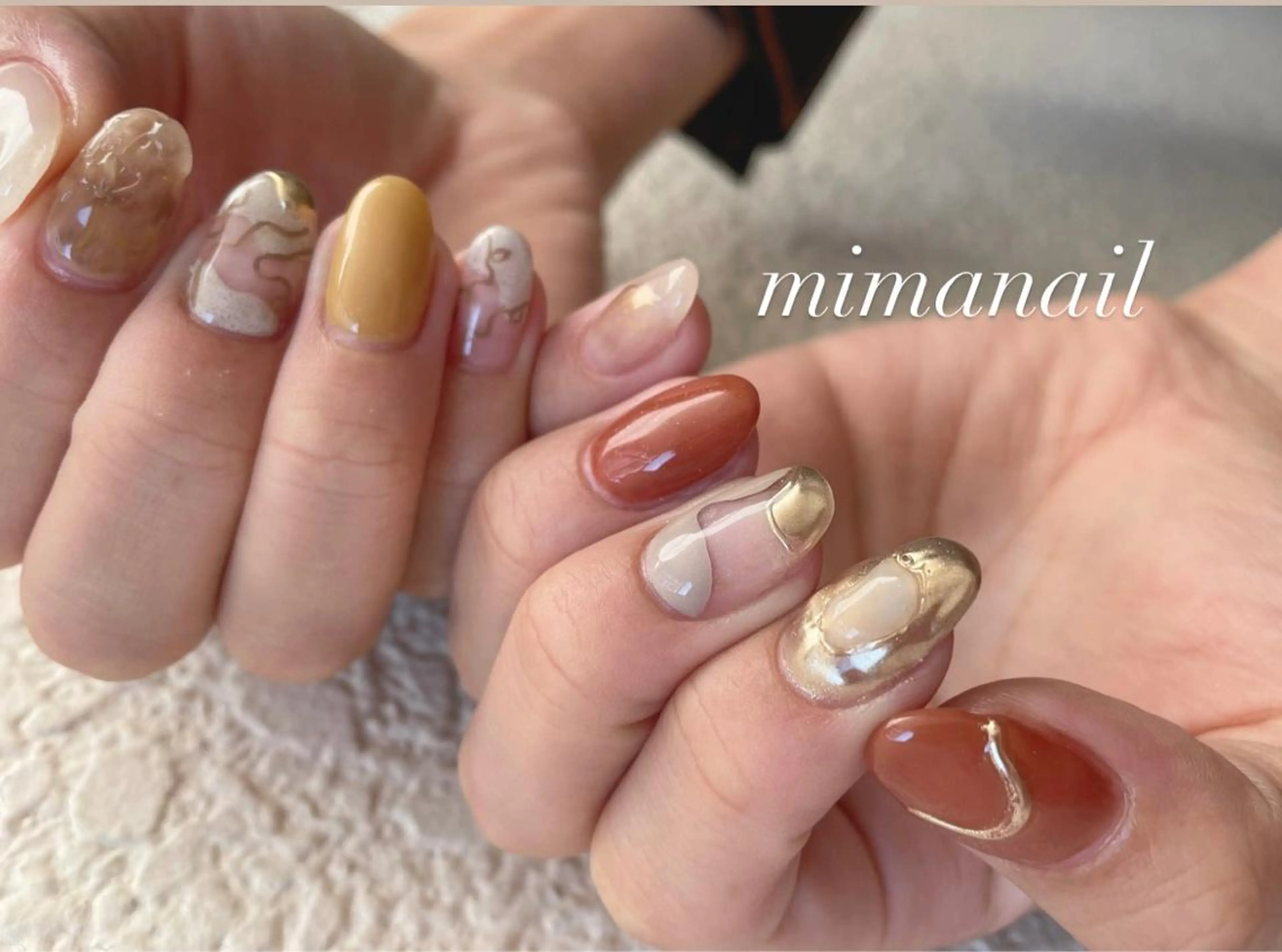 ネイル ハンドネイル mima nailのネイルデザイン