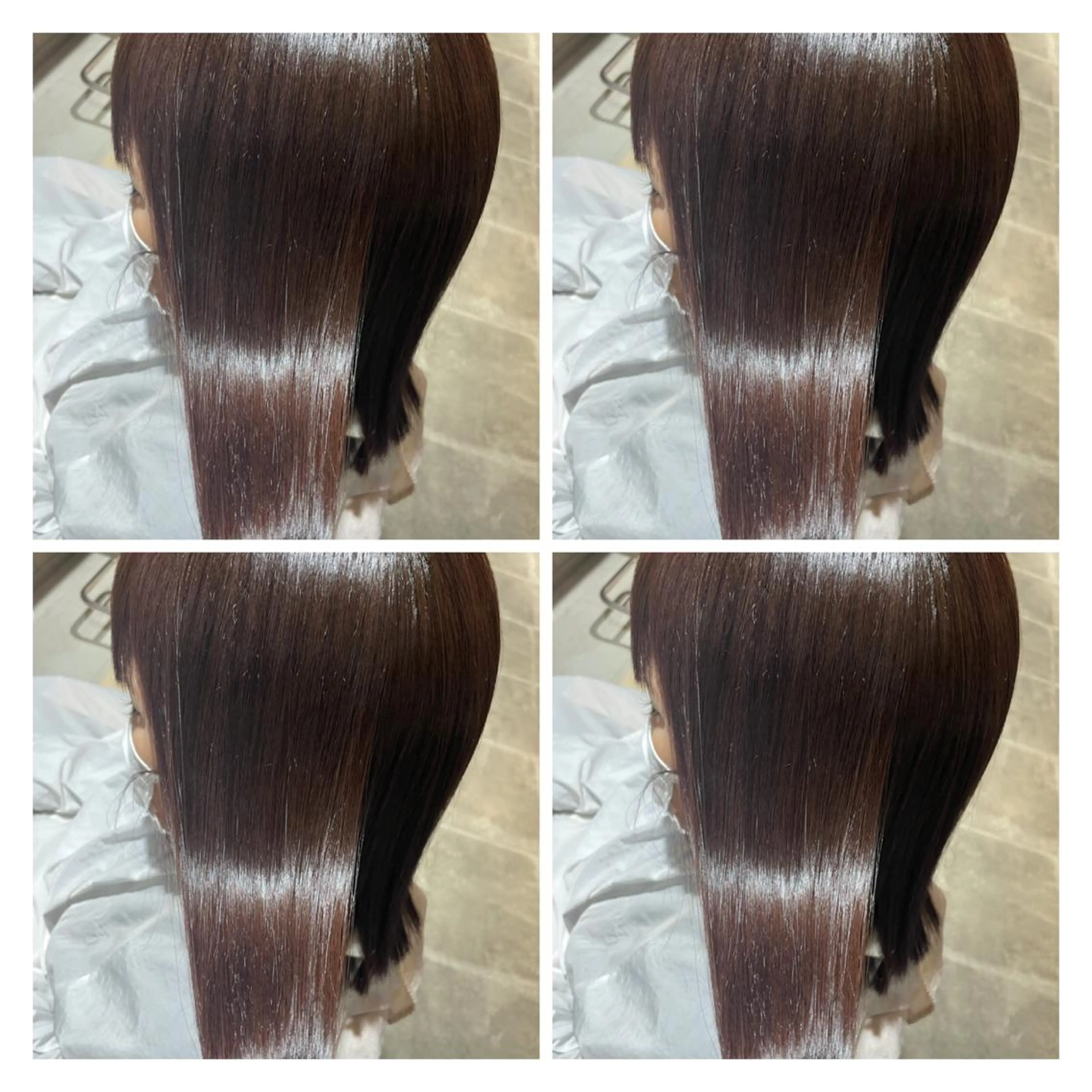 セミロング カラー 髪質改善艶髪 ℍ𝔸ℝ𝕌𝕂𝔸のヘアスタイル