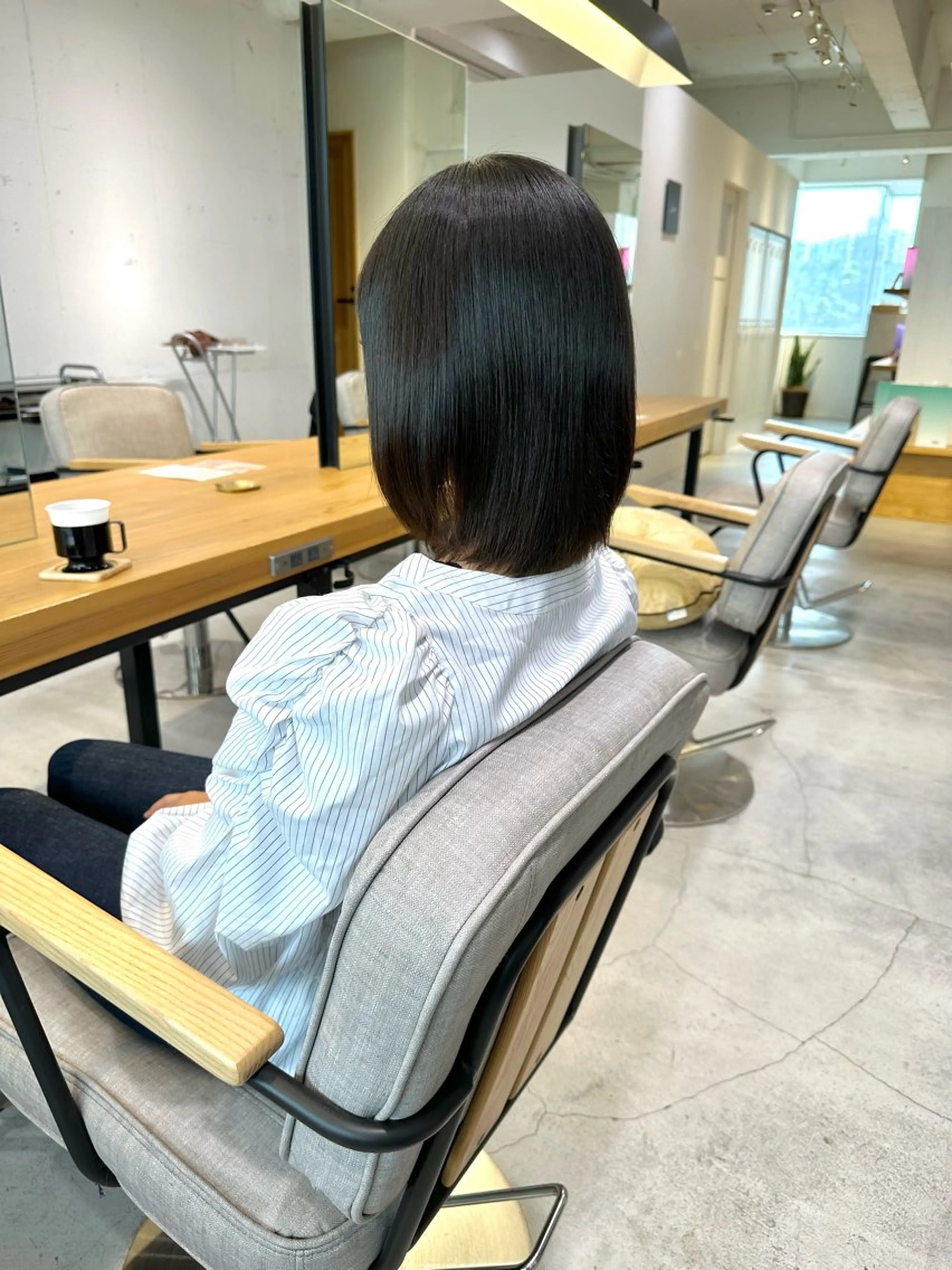 ショート カット 縮毛矯正 上野湧太 髪質改善/艶カラーのヘアスタイル