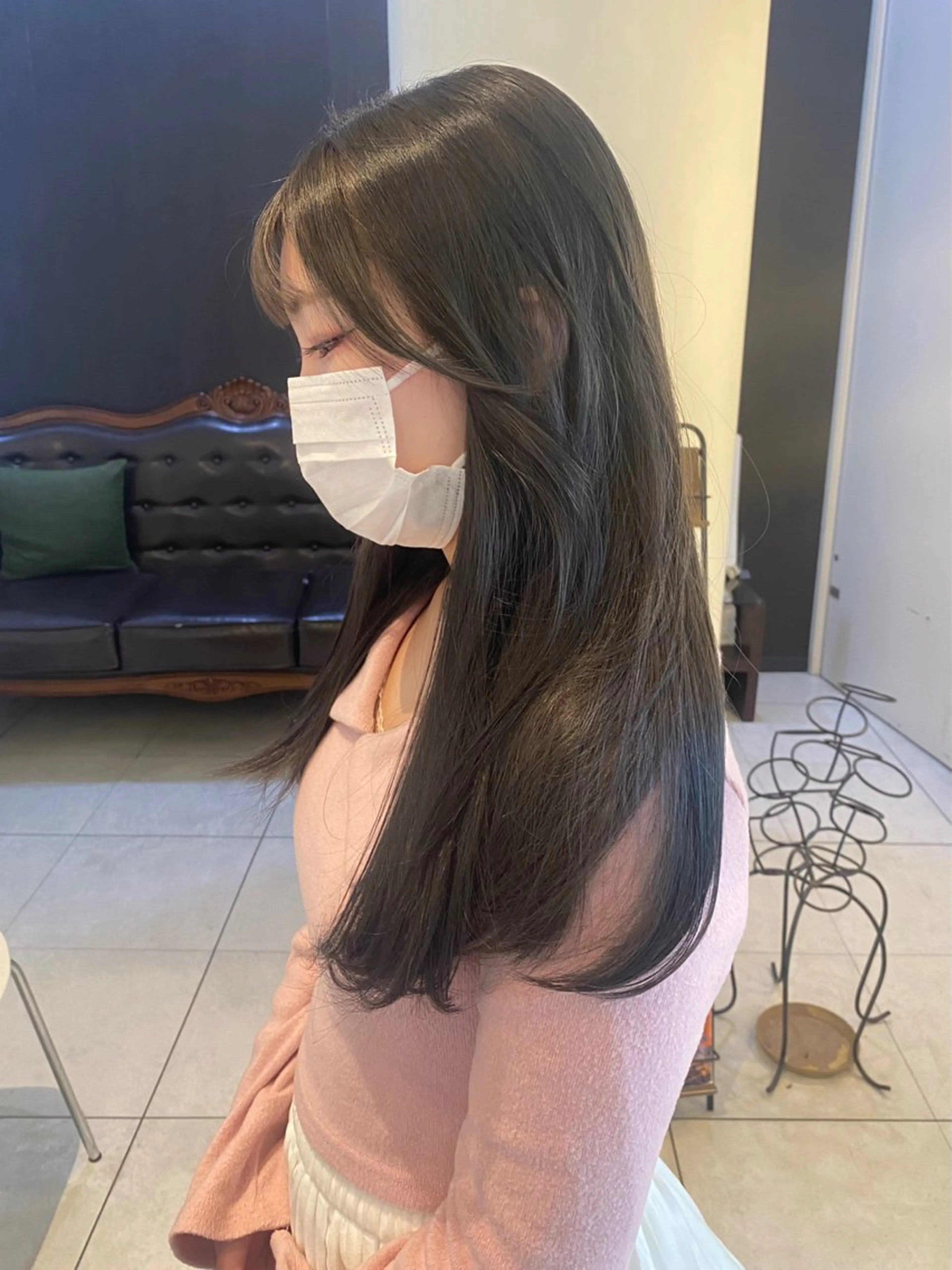 ロング カラー ブリーチ 透明感カラー 卒業式のヘアスタイル カット ヘアカラー トリートメント mai / linoah˚✧のヘアスタイル