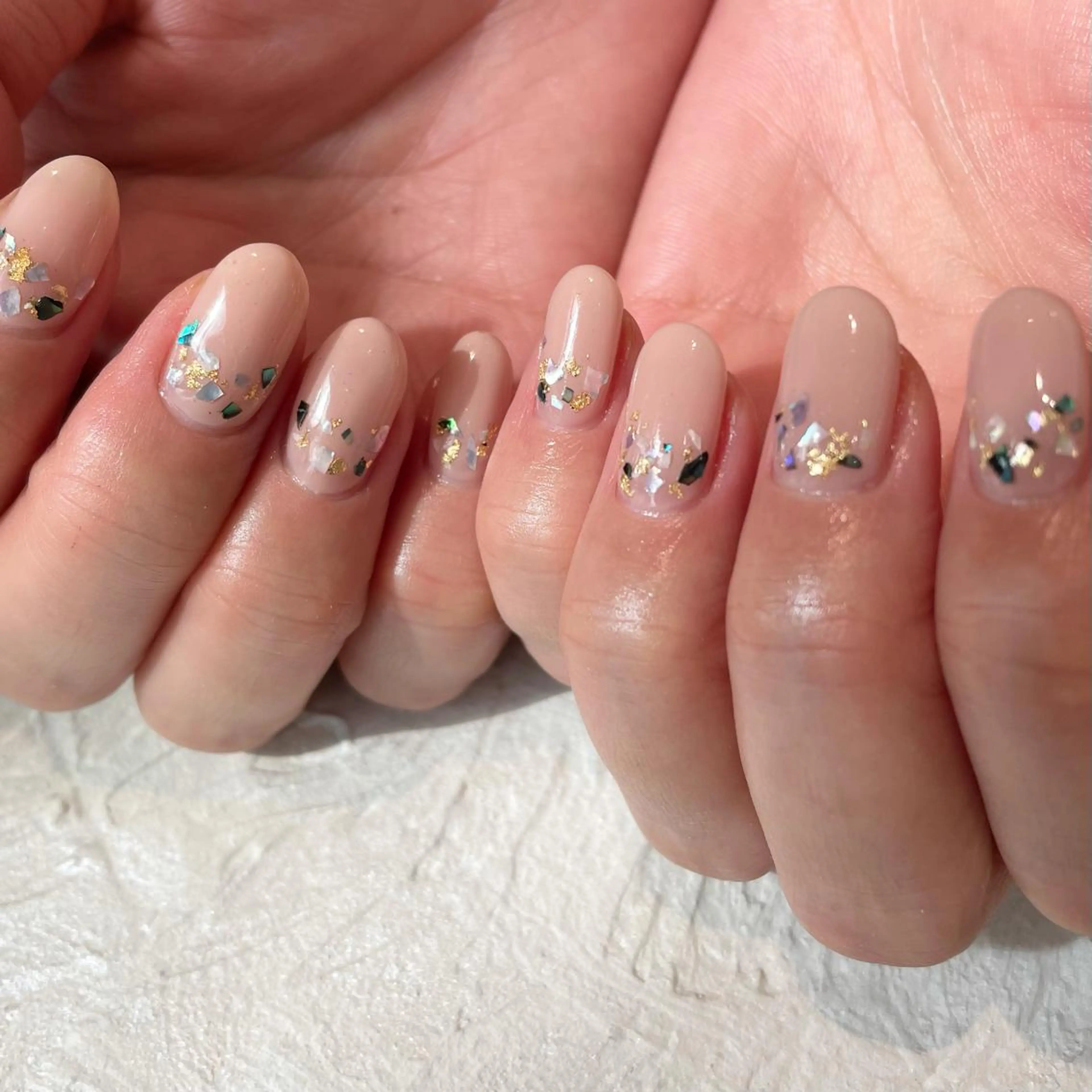 ネイル アートネイル シンプルネイル tete'o nail RIEのネイルデザイン