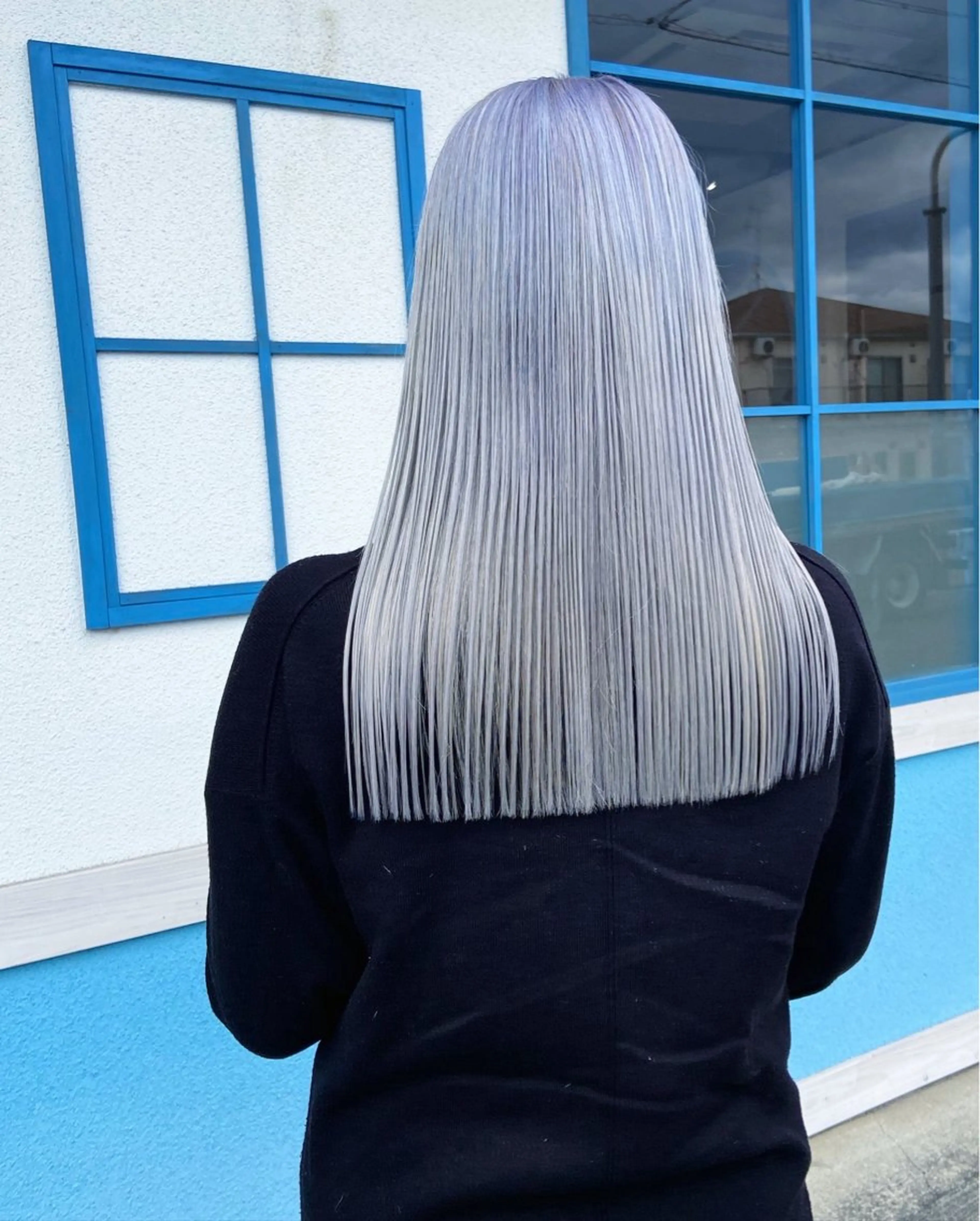 🌙夜間限定🌙高明度2ブリーチ+艶髪カラー  （1日1名まで🤭）¥13.200#ケアブリーチ#カットも同時可の写真