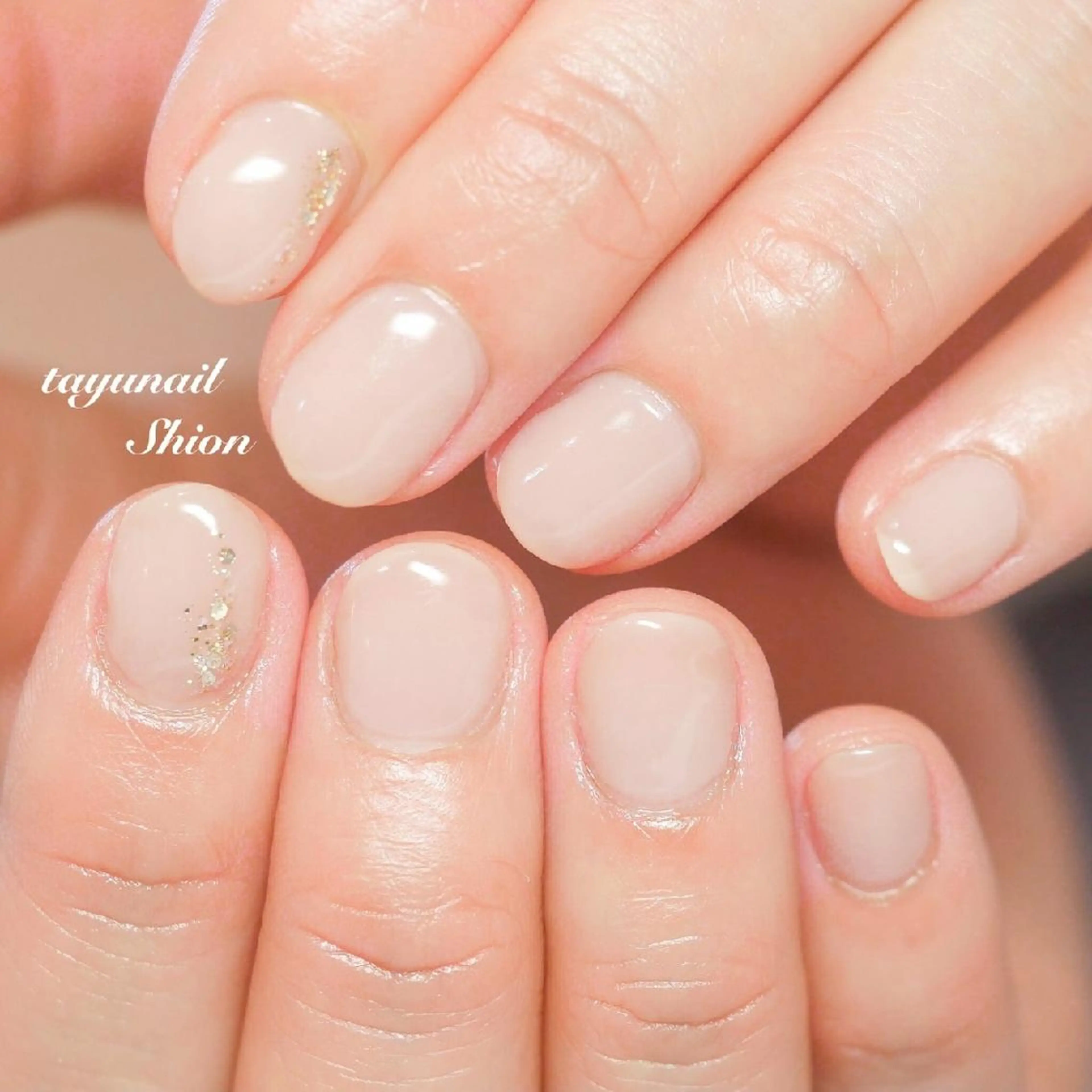 ネイル ブルー ジェルネイル パラジェル 春ネイル ネイルサロン・ネイルスクール　たゆnail所属・ネイルサロン 【たゆnail】のネイルデザイン