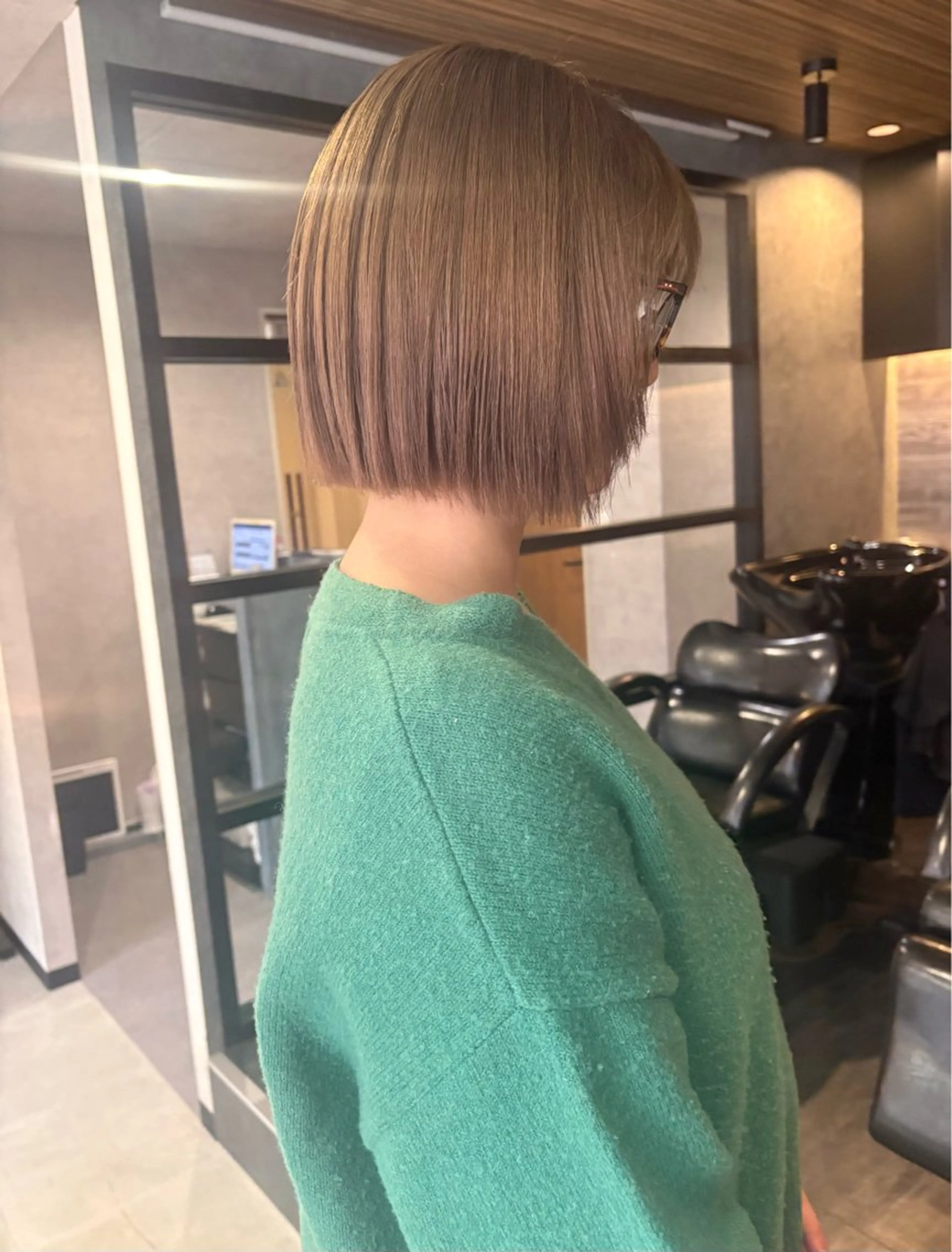 ショート カット ヘアカラー レイヤーカット/韓国 /艶髪/ダブルカラーのヘアスタイル