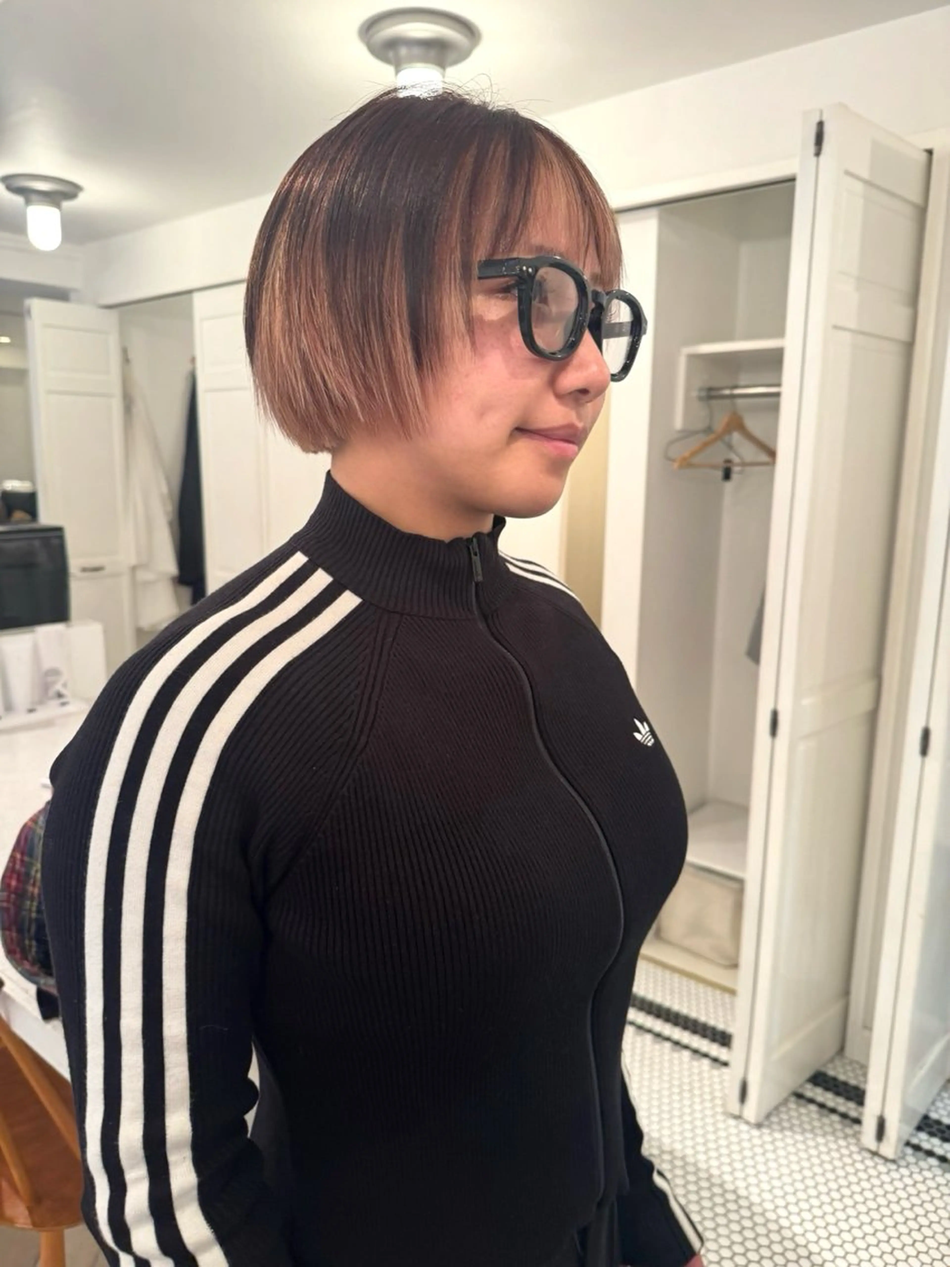 カラー ヘアカラー ブリーチカラー🎀 韓国風/寺門美優のヘアスタイル