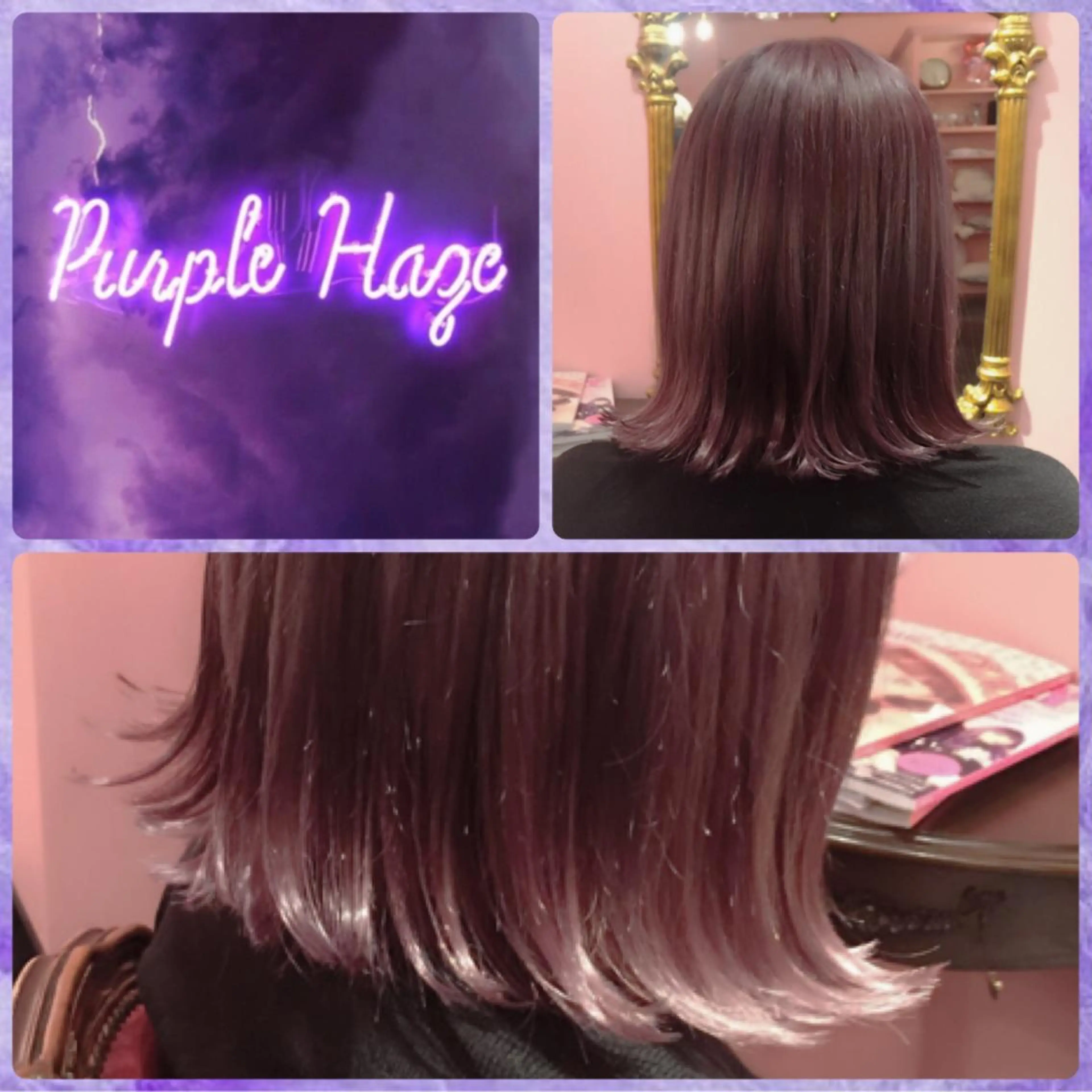 ショート ミディアム カラー アッシュ ラベンダーカラー ラベンダーアッシュ ILu.所属・櫻井 愛弓のヘアスタイル