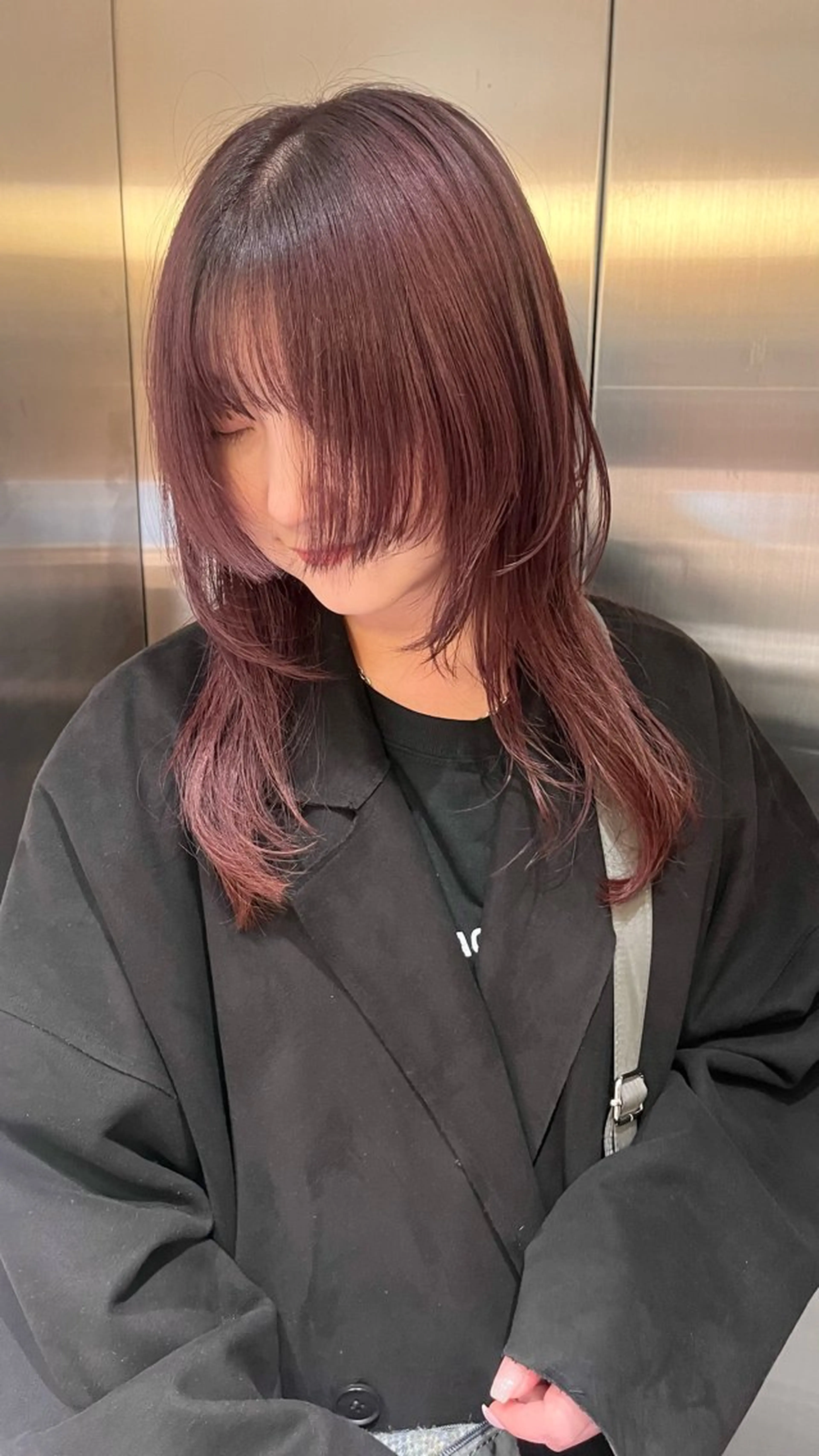 セミロング カラー カット ヘアカラー トリートメント classic 新横浜所属・大人girly🛋️ 🤍yukakoのヘアスタイル