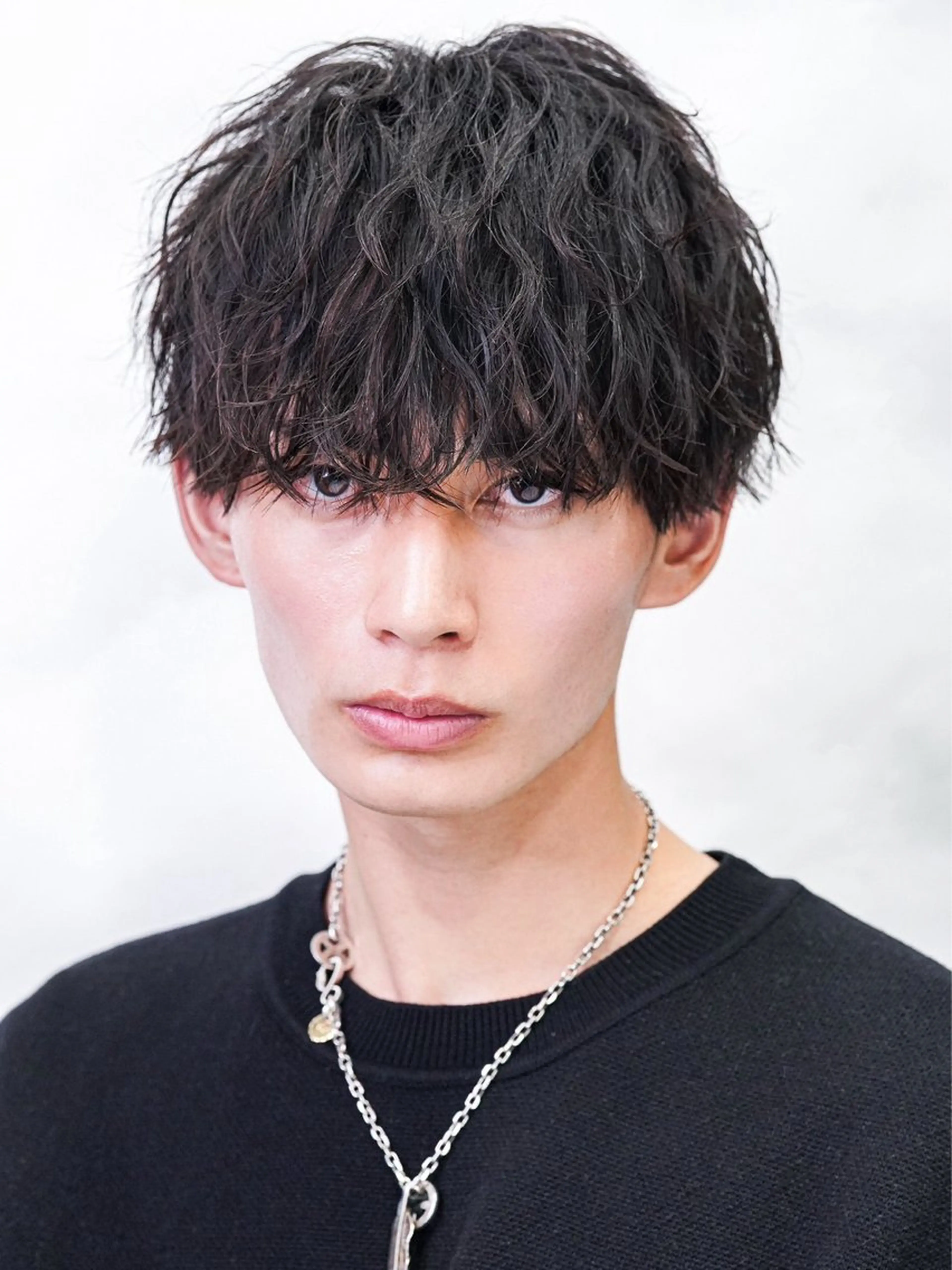 波巻きパーマの写真