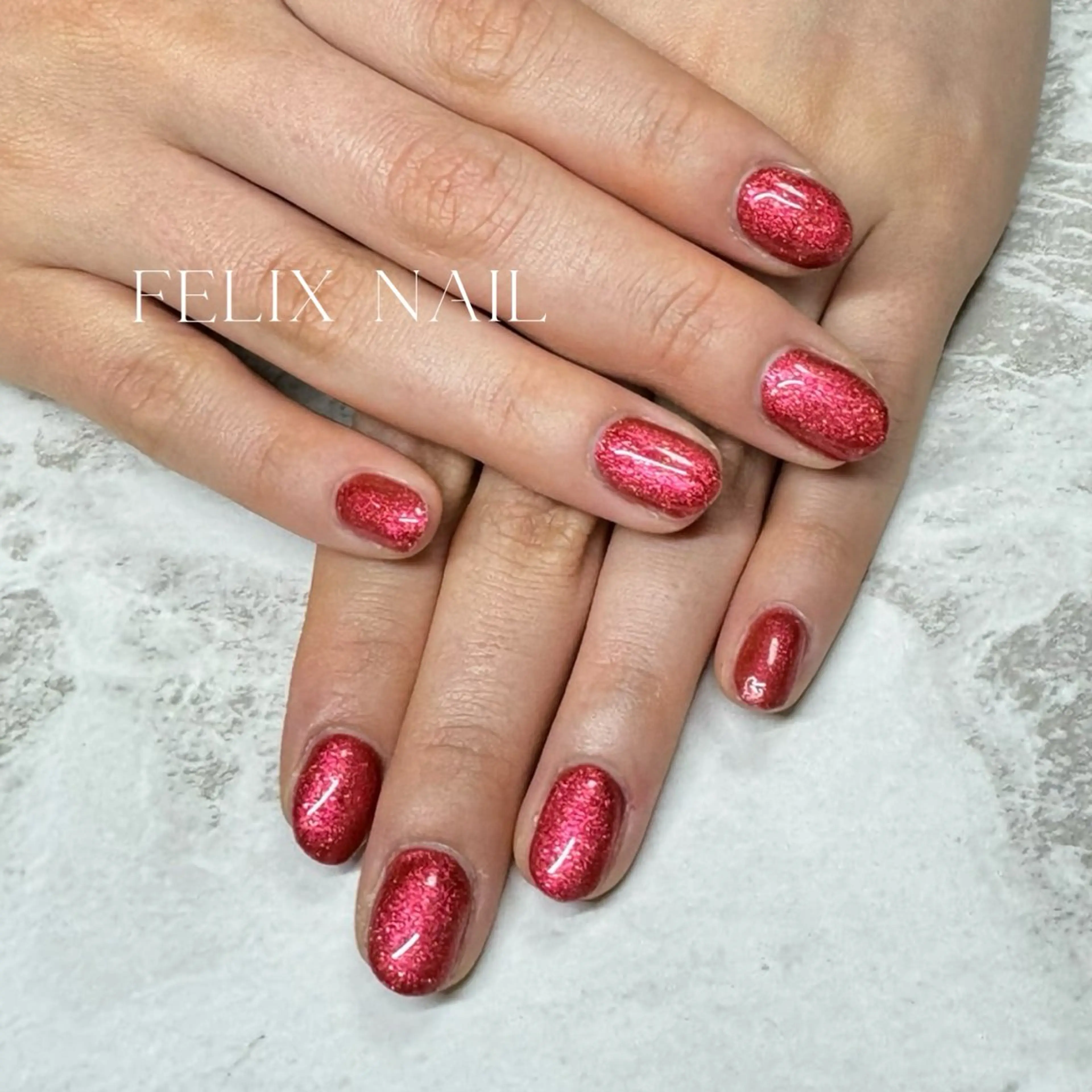 ネイル ラメ(グリッター) Felix nail 🌼目黒店のネイルデザイン