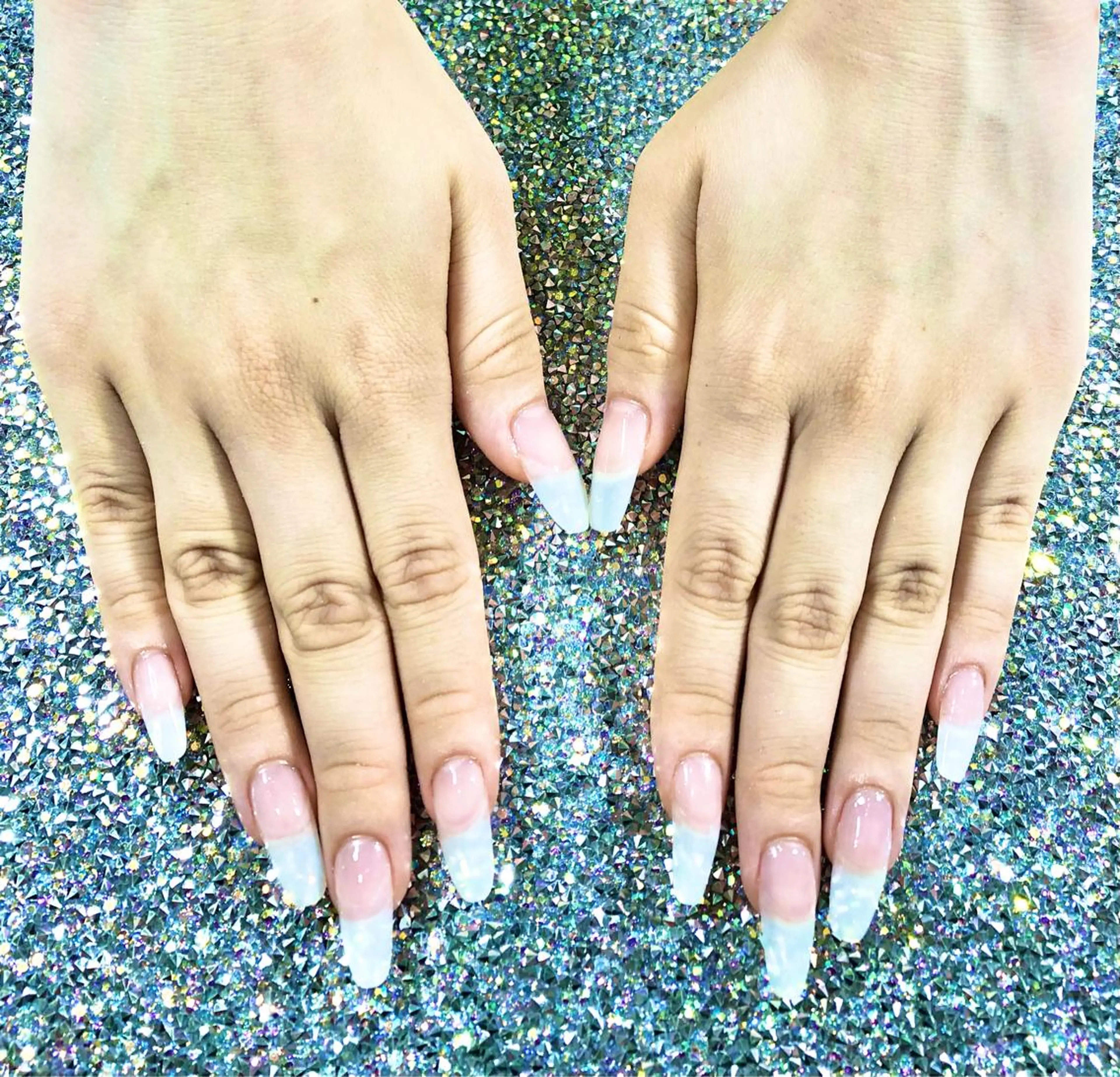 #ジェルスカルプ ✨クリア（長さ出し）の写真