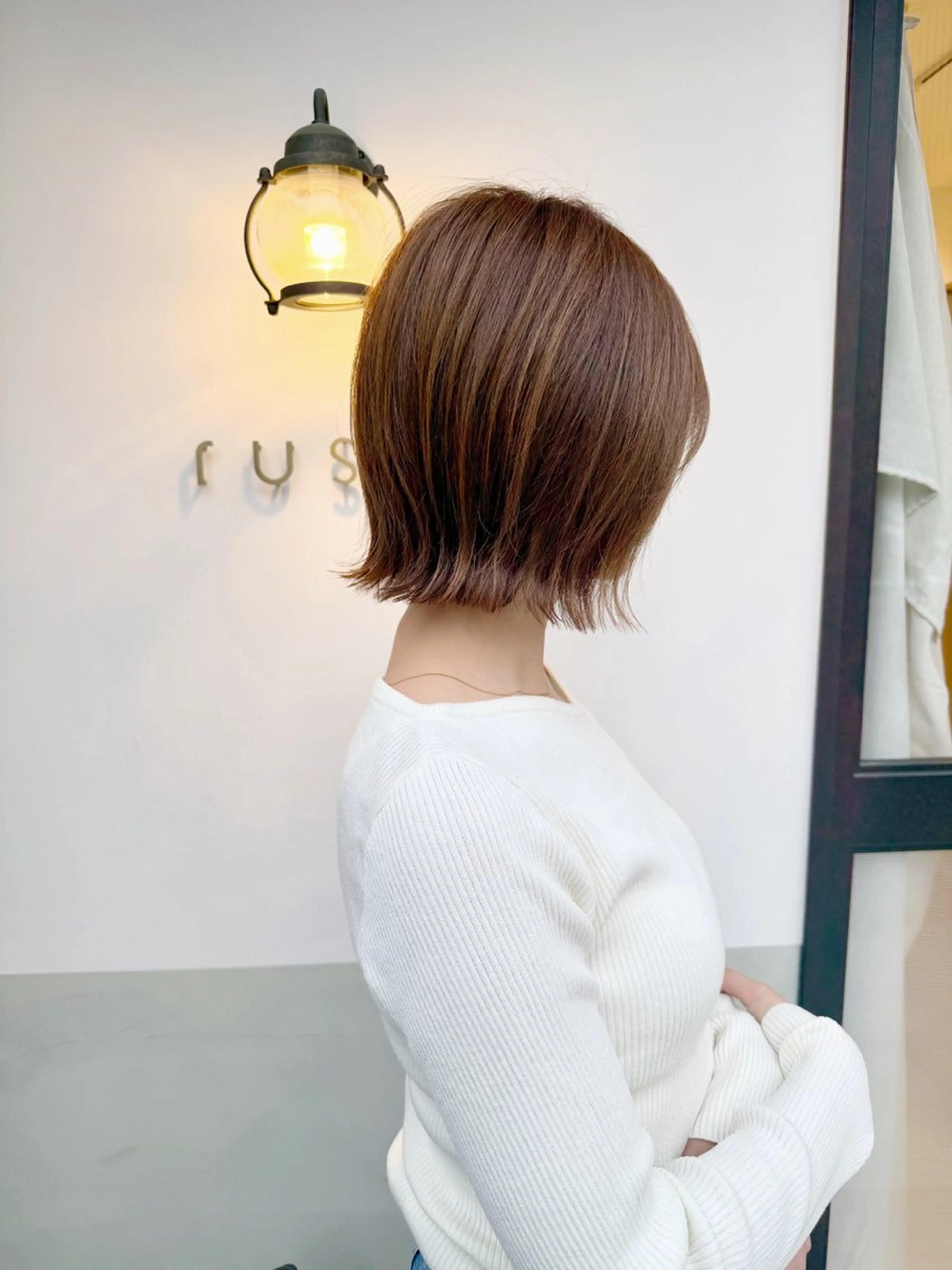 ショート 切りっぱなしボブ ボブ COYOMI. by ruska所属・福原 優介のヘアスタイル