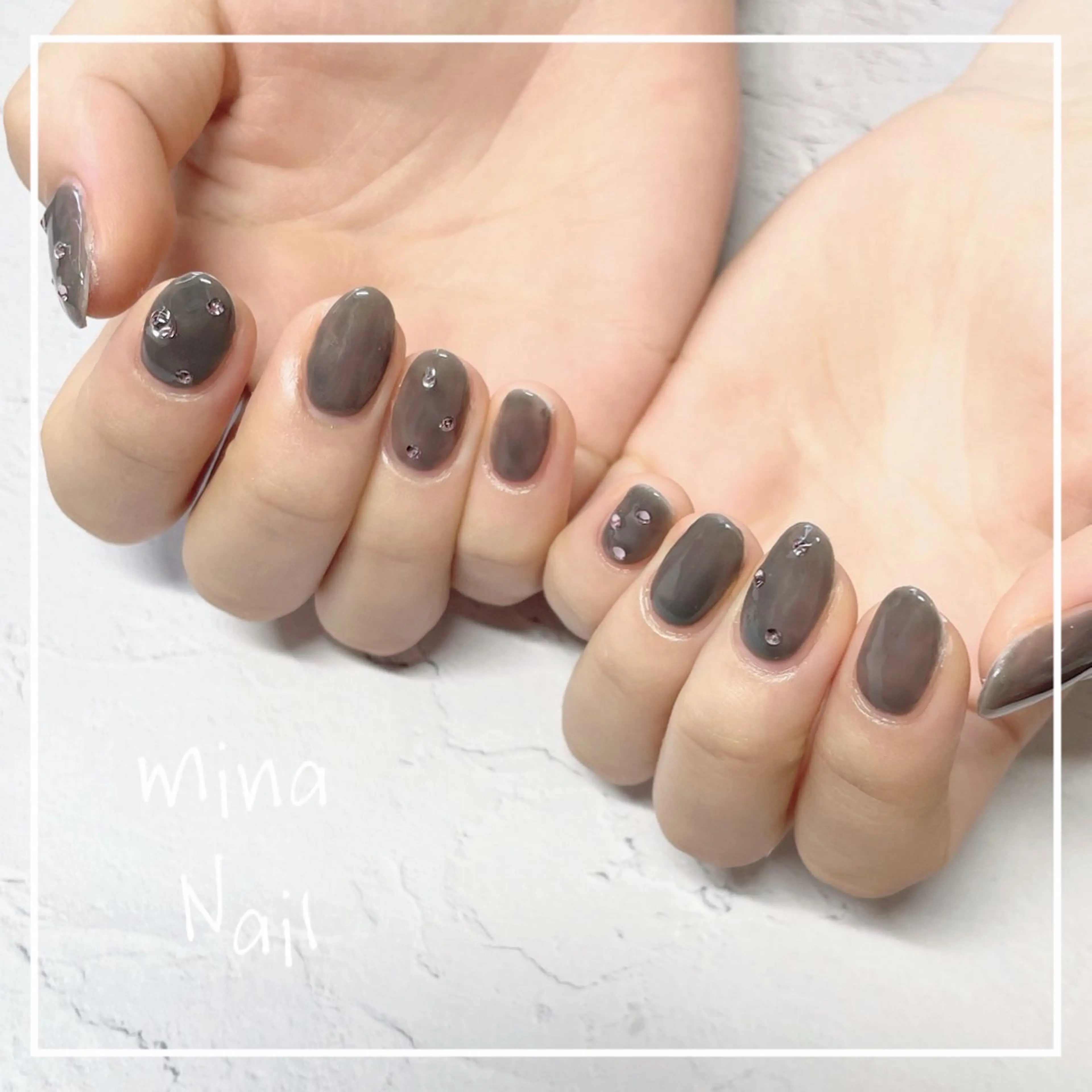ネイル シンプルネイル mina Nailのネイルデザイン