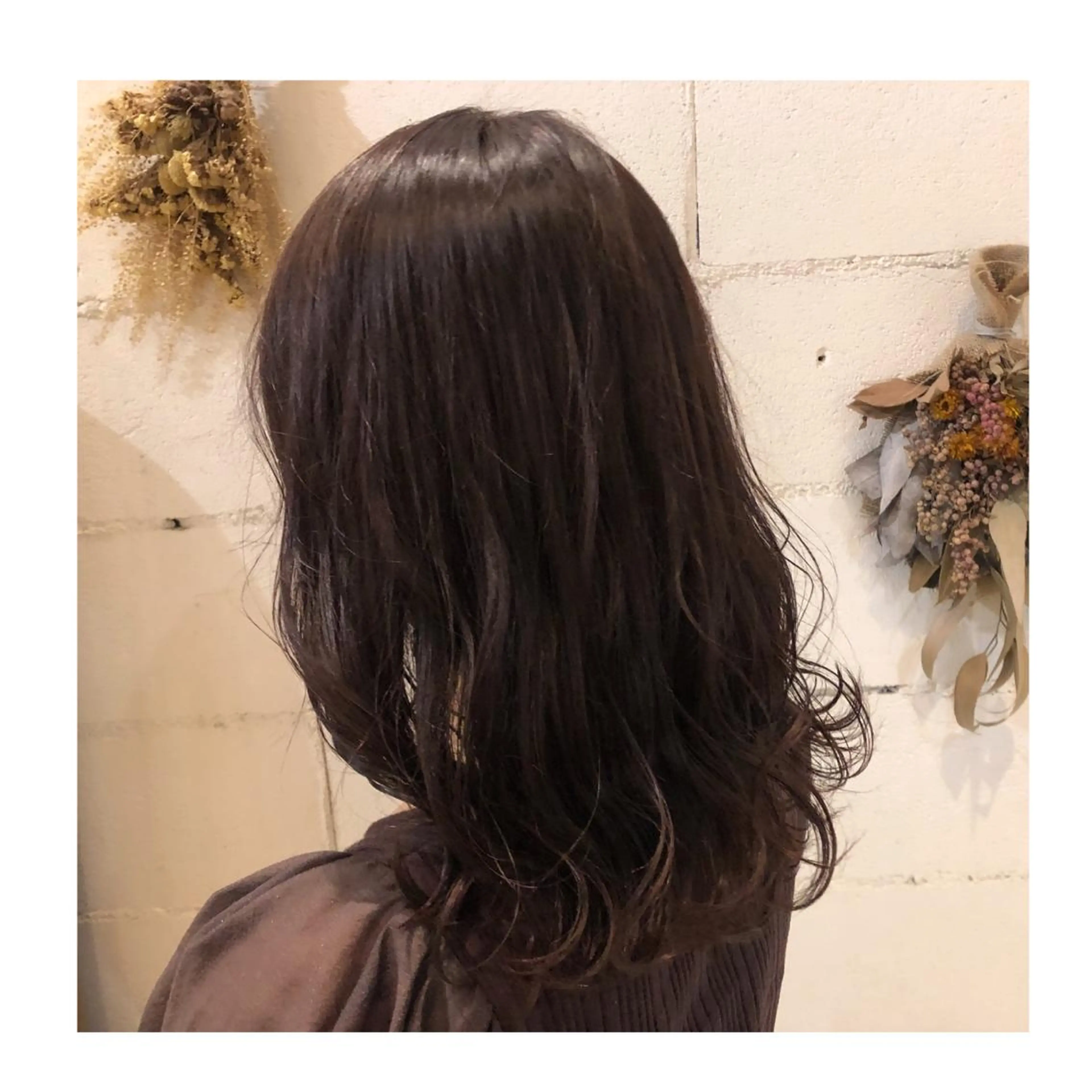 ミディアム カラー アッシュ ラベンダーカラー ラベンダーアッシュ ❁⃘ ち だ り さ ❁⃘のヘアスタイル