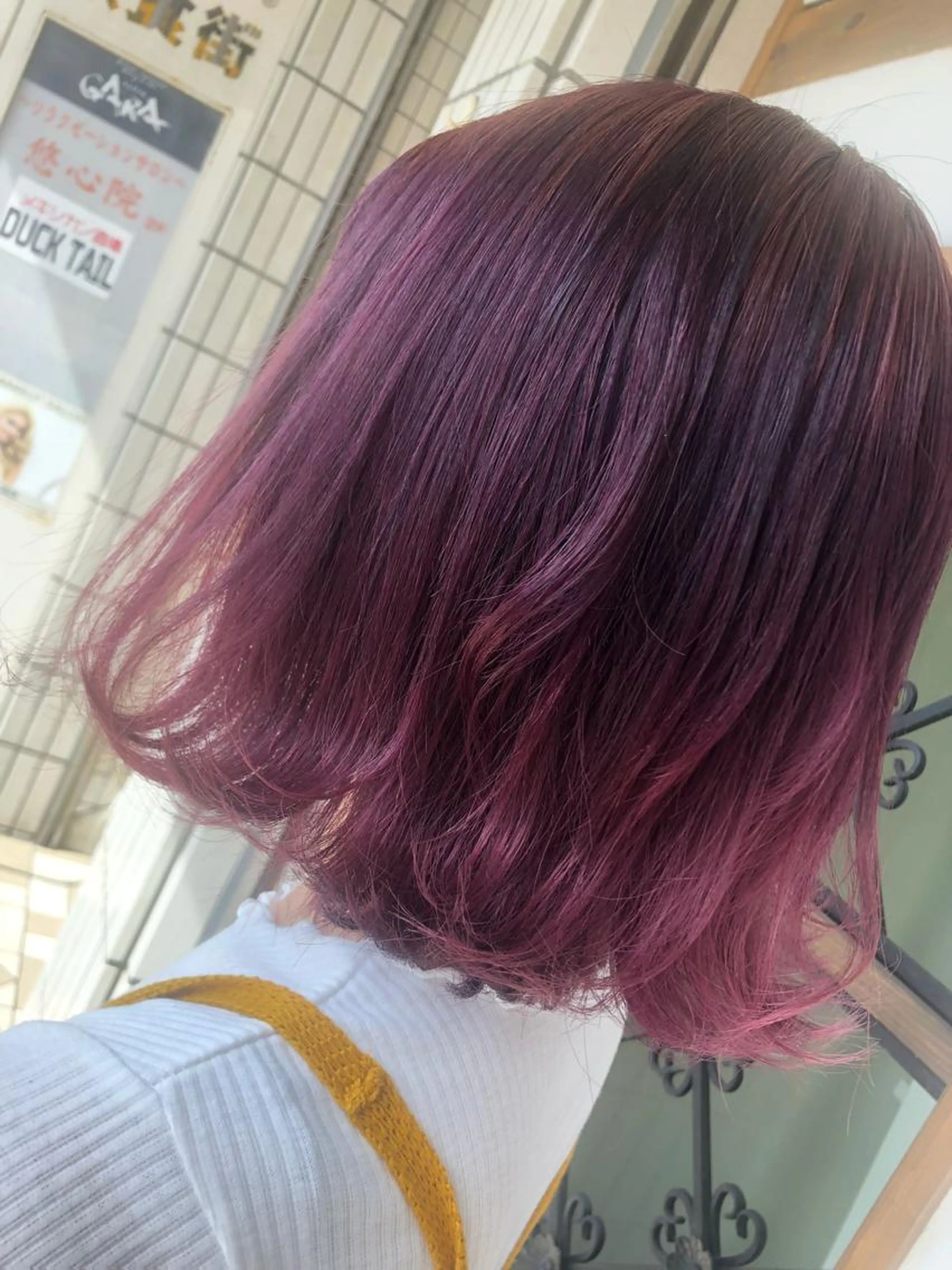 【黒髪卒業カラー❤️】カット+1回ブリーチオンカラー❤️🧡💜💖の写真