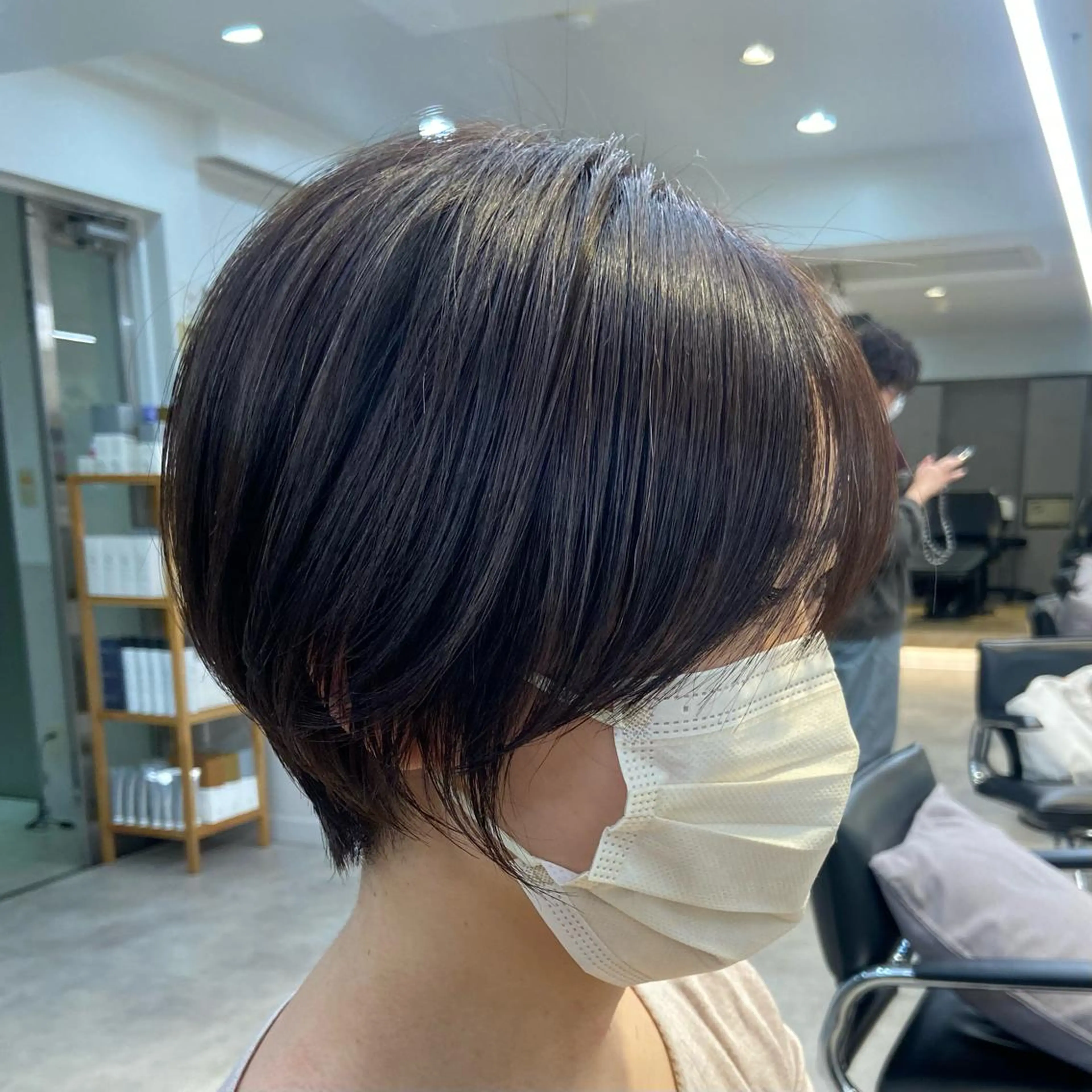 ショート カラー 山下夕月 ショート🫧ボブのヘアスタイル
