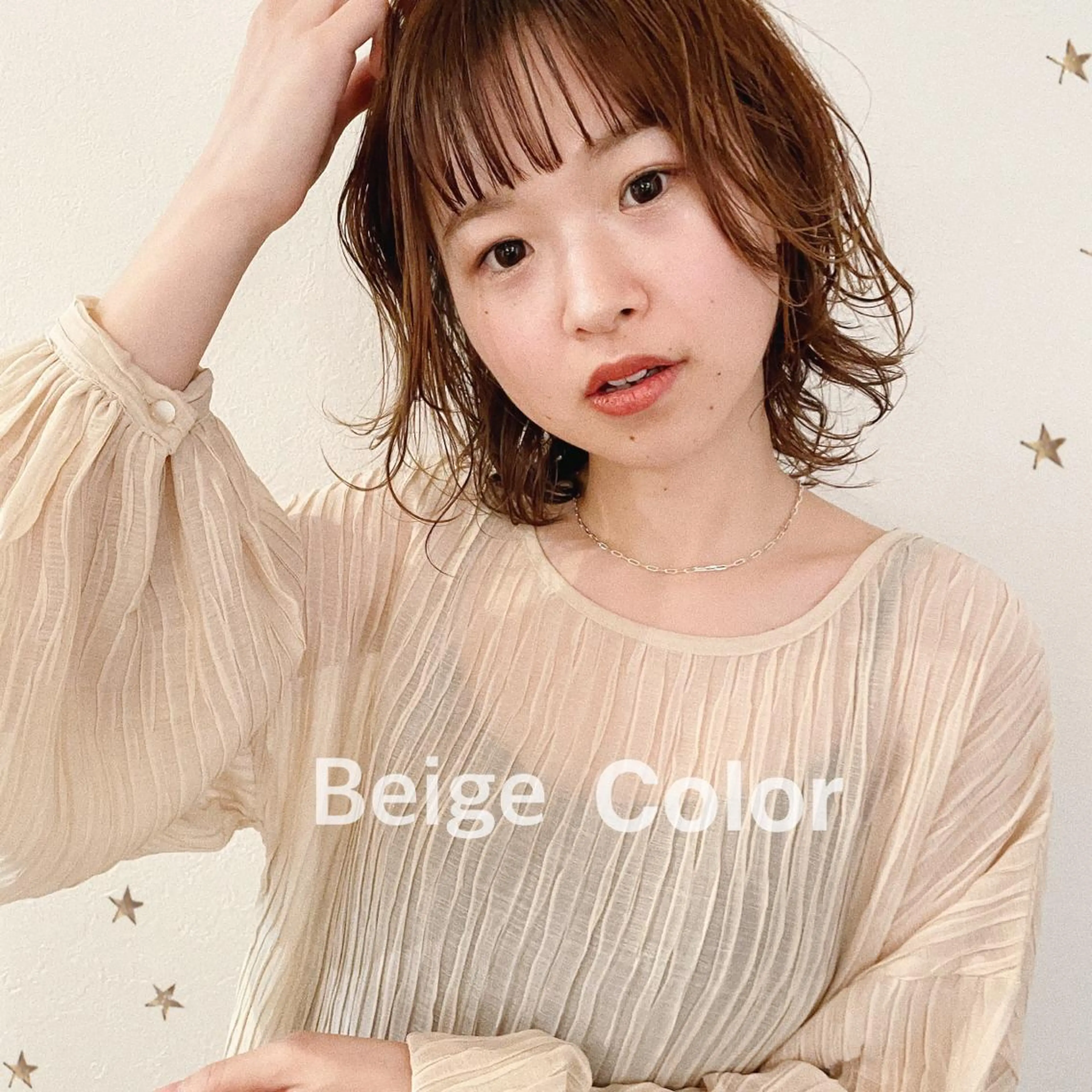 ミディアム カラー カット ヘアカラー salon AKIRA所属・市川 千夏のヘアスタイル