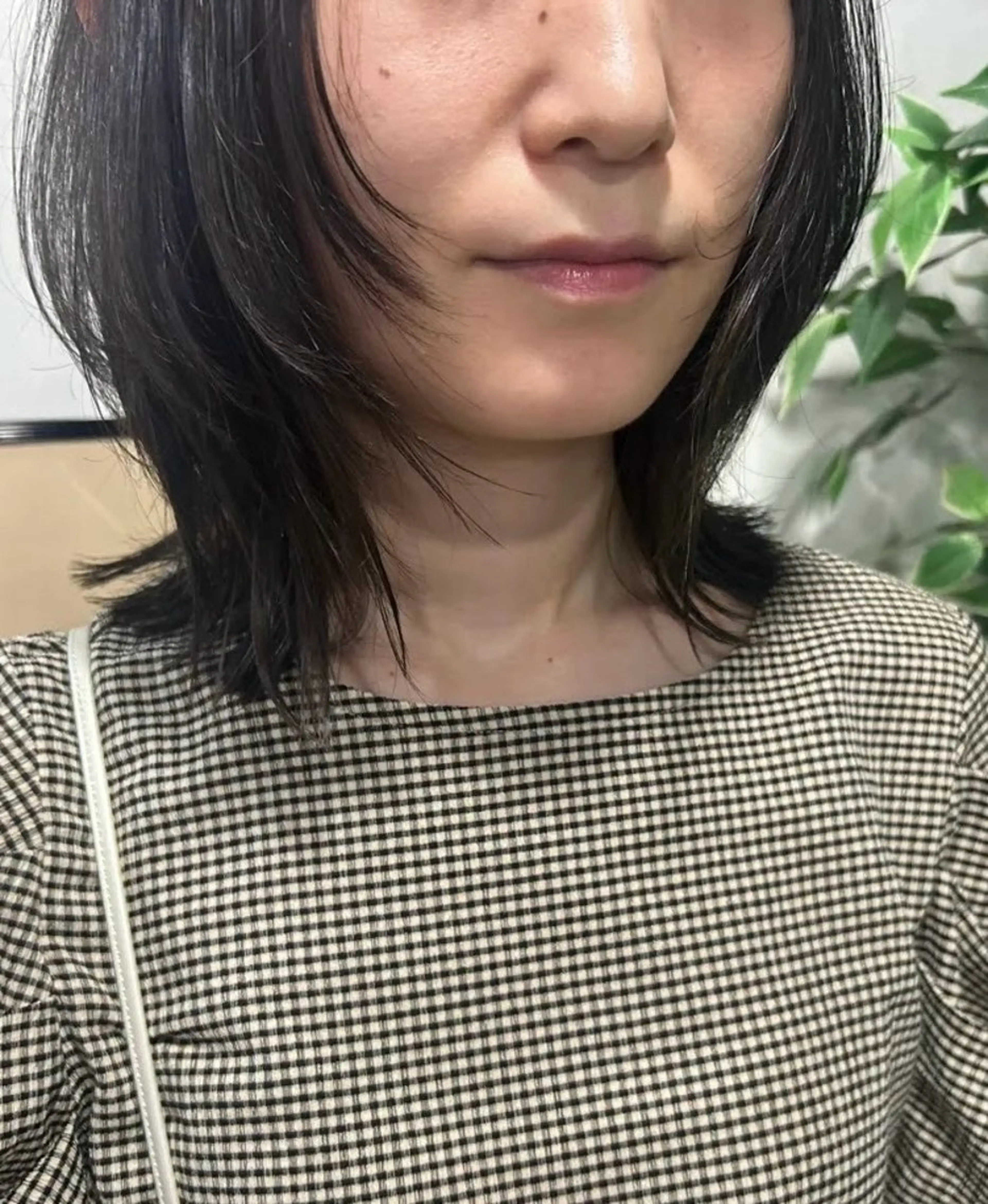 ミディアム わかばやし ゆうこのヘアスタイル