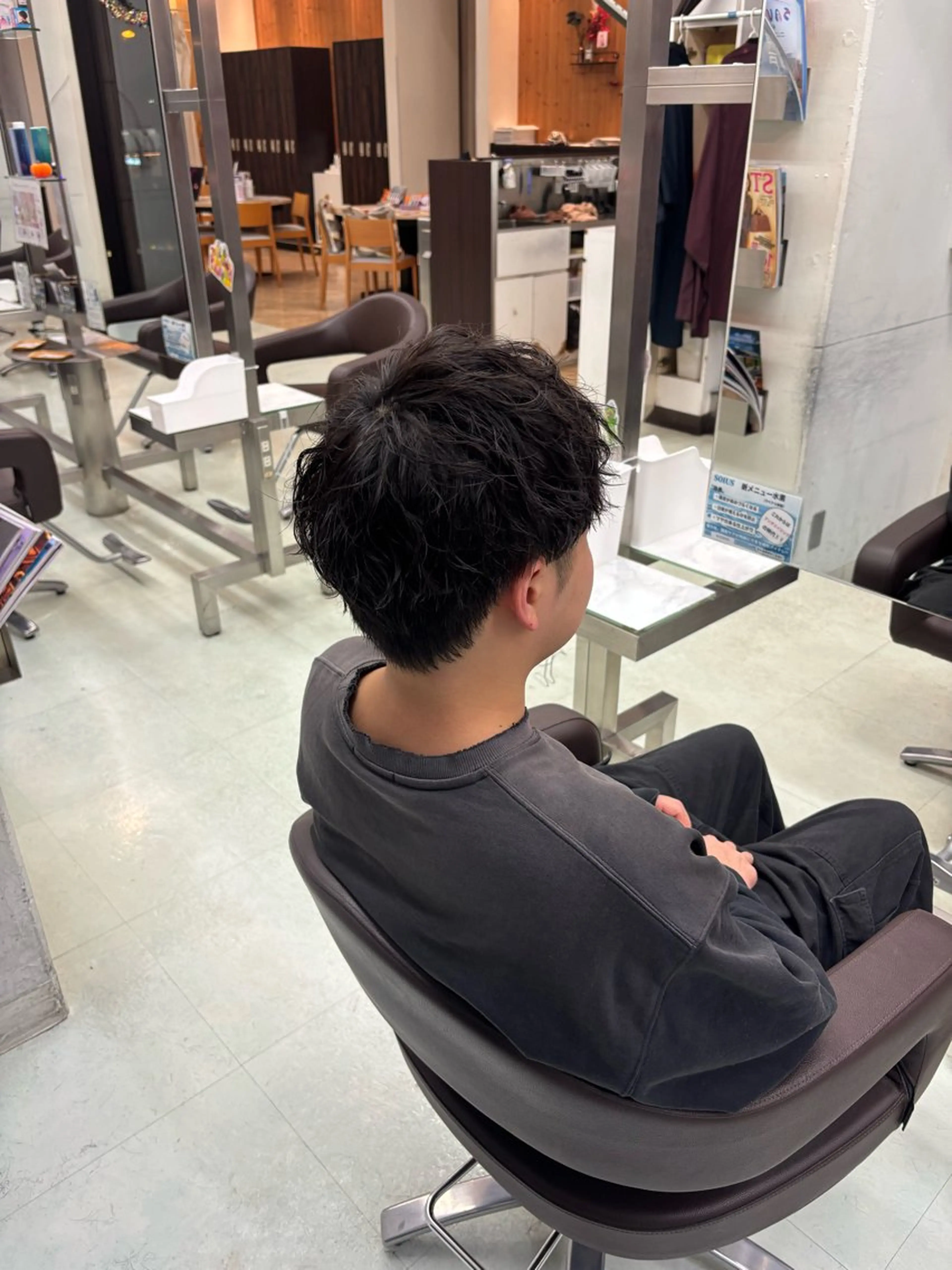 メンズ メンズパーマ 刈り上げ カット パーマ WiLL 梶岡日菜 /メンズカット✂️のヘアスタイル