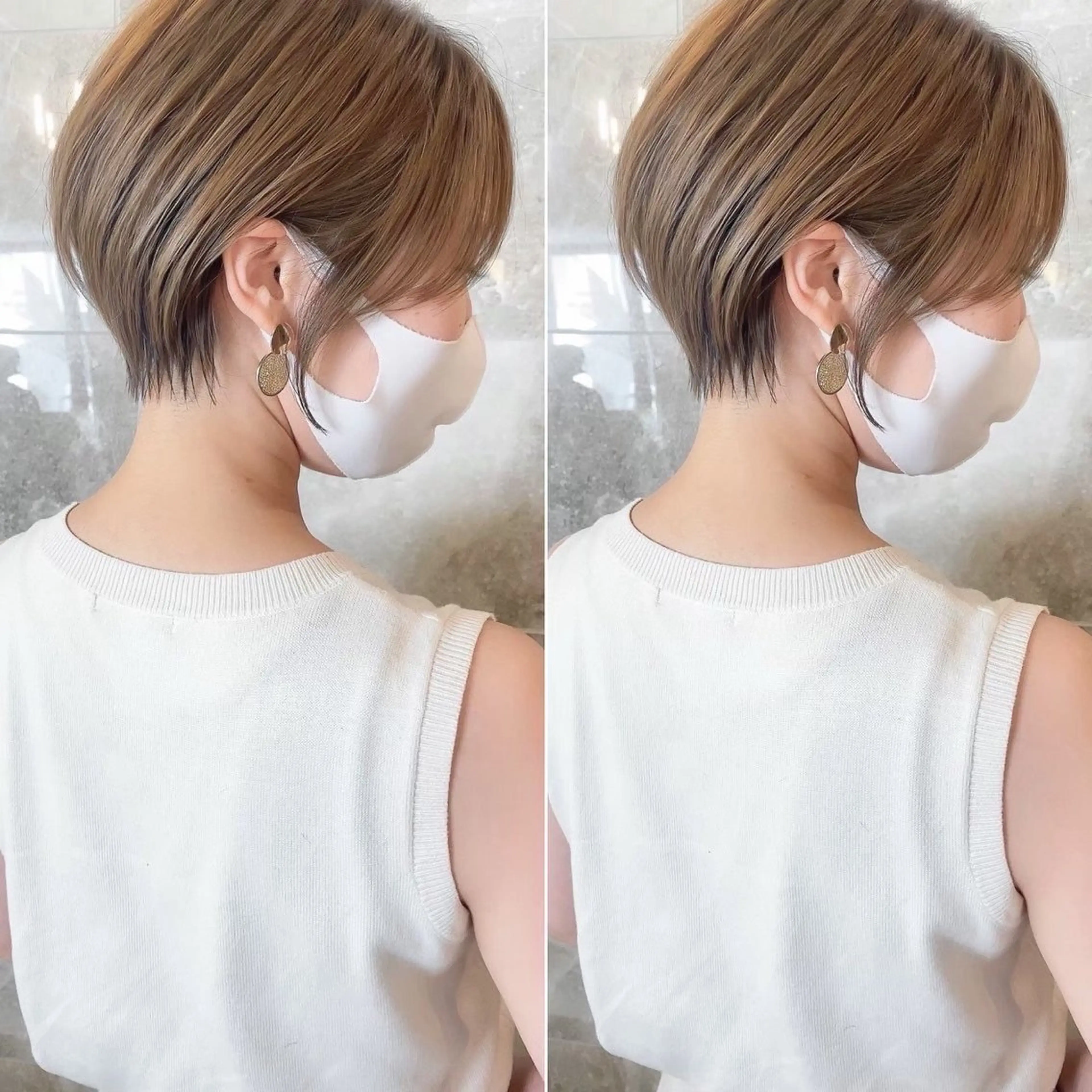 ショート 似合わせカット 根来悠斗のヘアスタイル