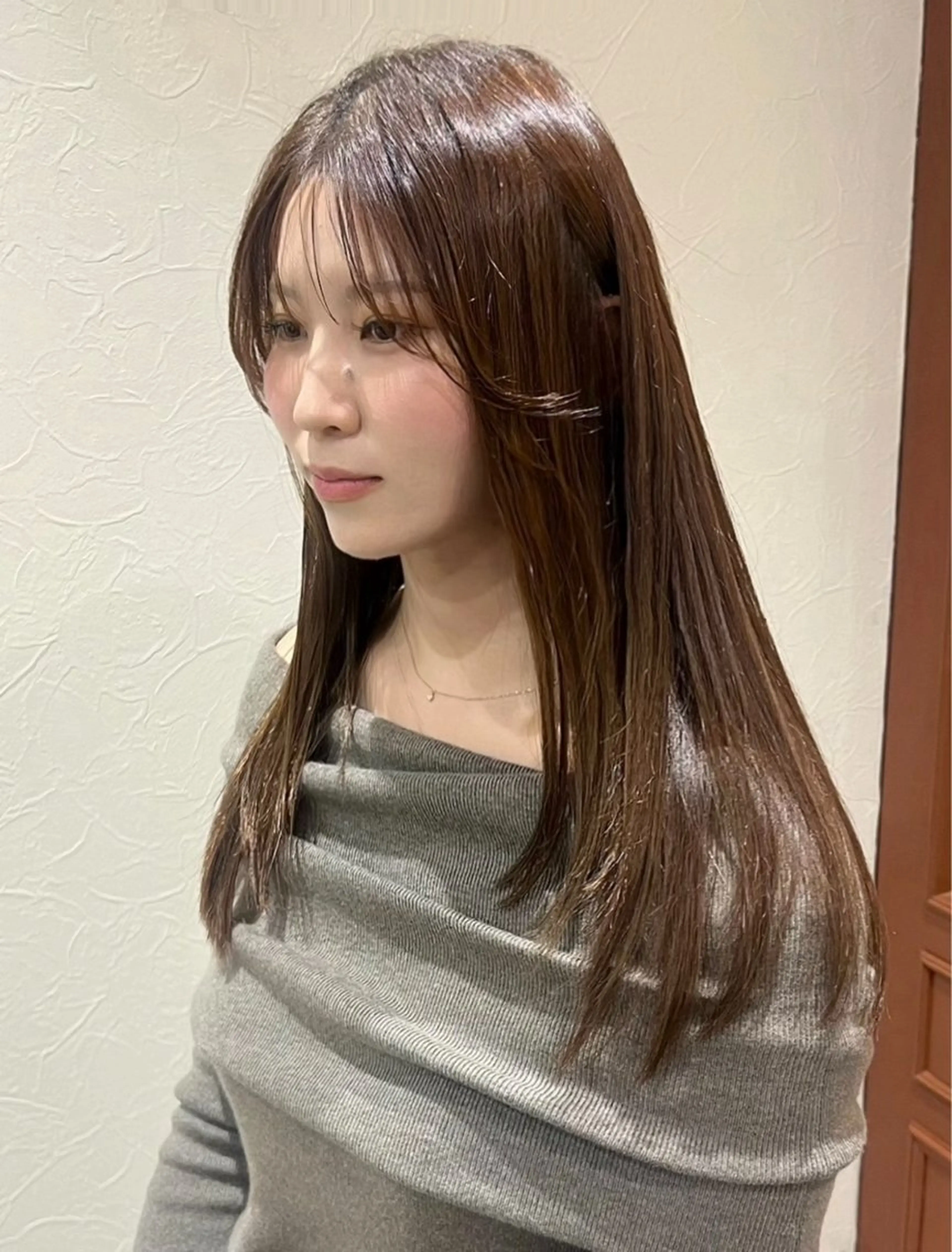 ロング カラー ロングレイヤー 髪質改善 レイヤーカット ロング ヘアカラー Kasumi /伏見 /髪質改善/ロングのヘアスタイル