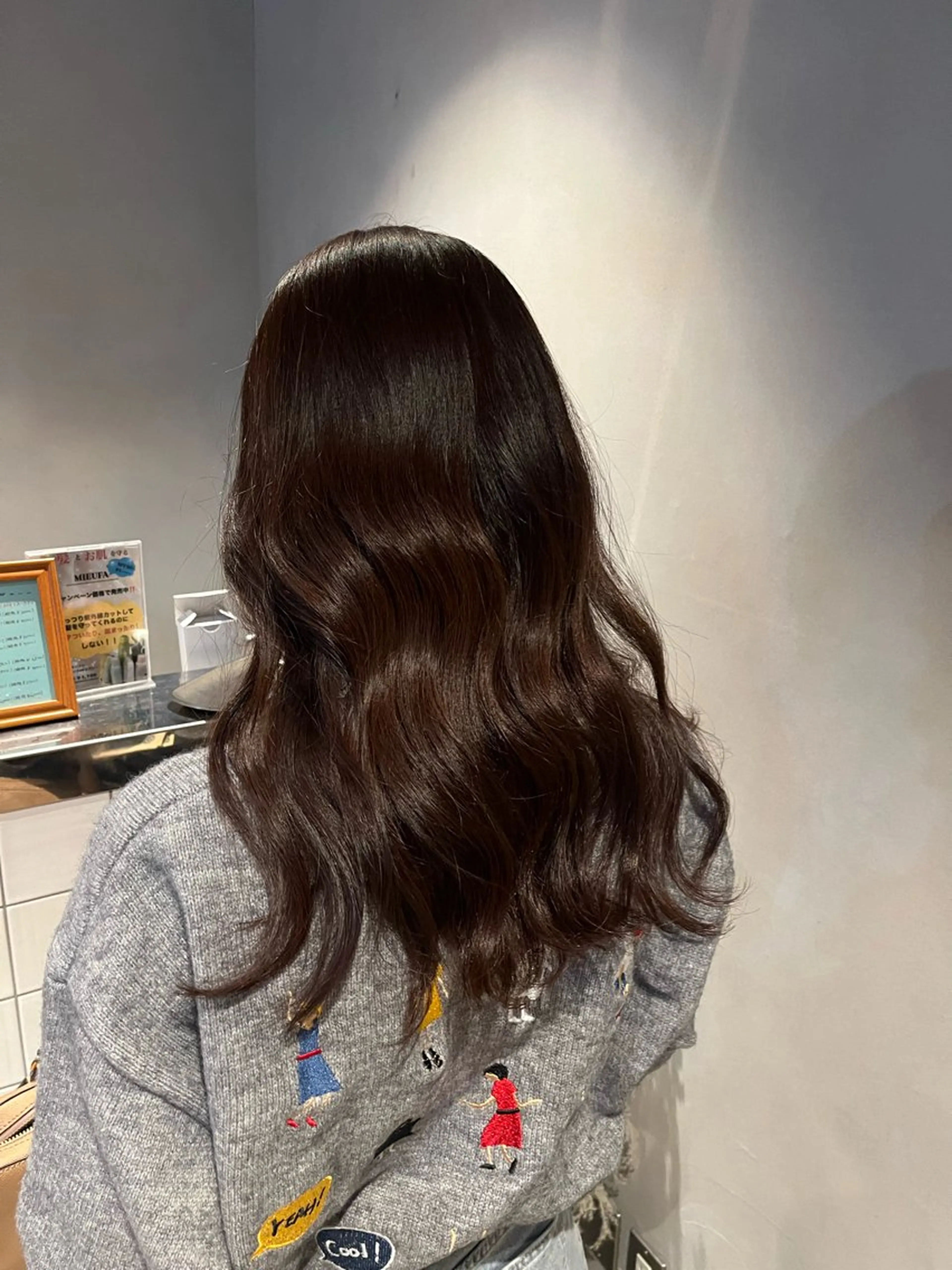 ロング カラー ヘアカラー かわにし ひなた🐰のヘアスタイル