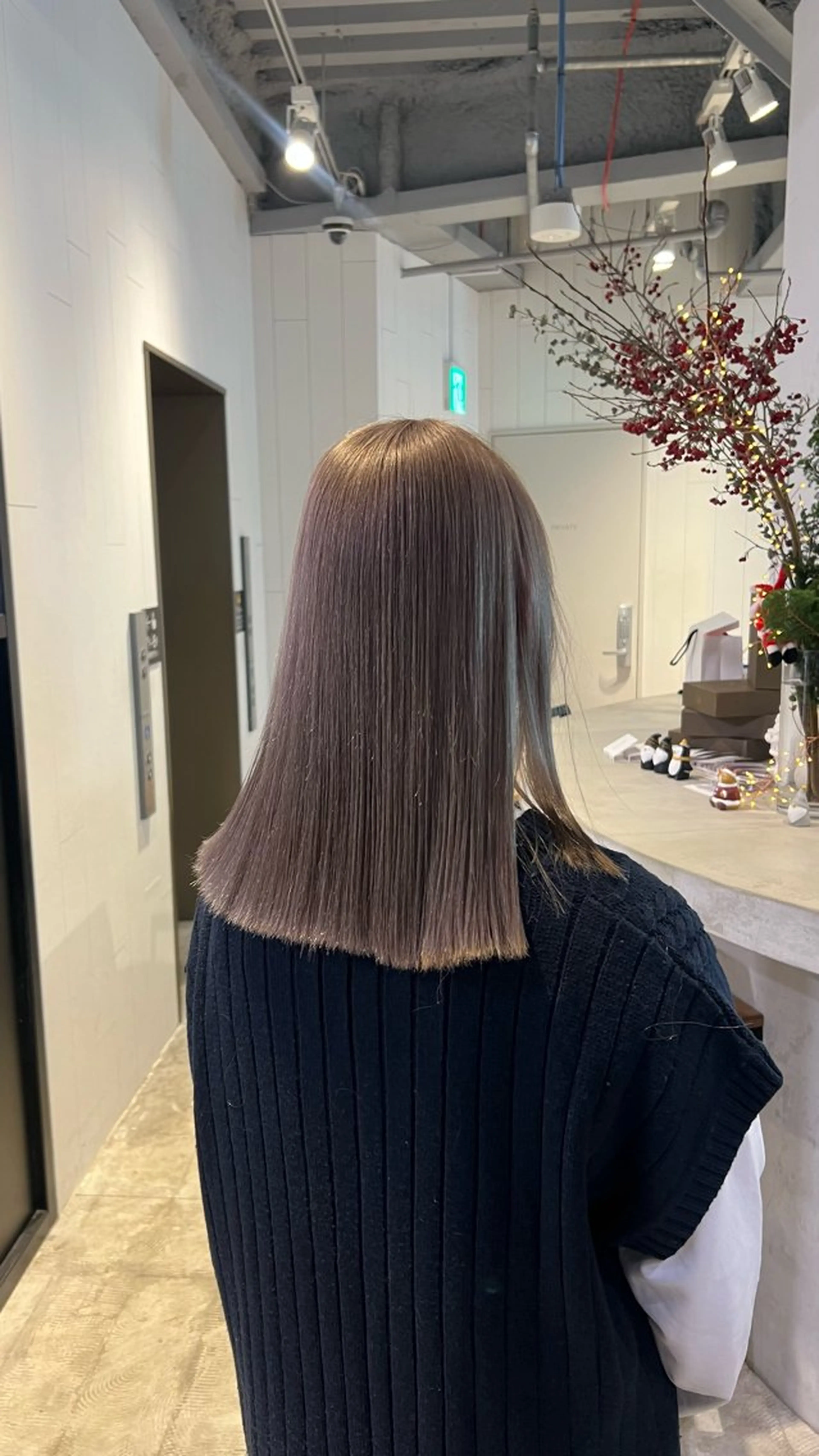 ミディアム カラー 🎀miyu🎀池袋 レイヤーカット🎀のヘアスタイル