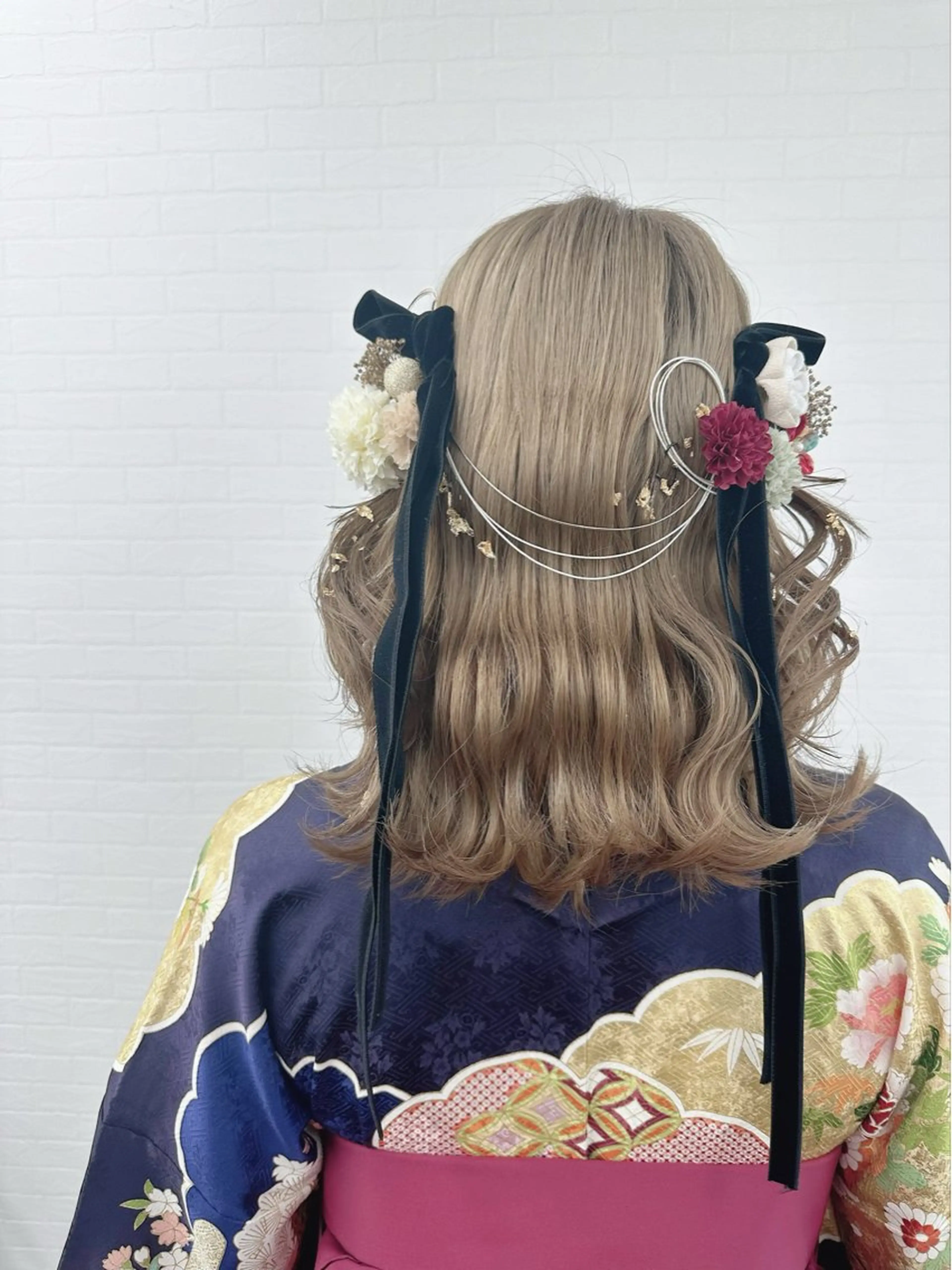 ヘアアレンジ ハーフアップ ヘアセット GRANLUSSO 〜グランルッソ駅前店所属・木口 嘉美のヘアスタイル