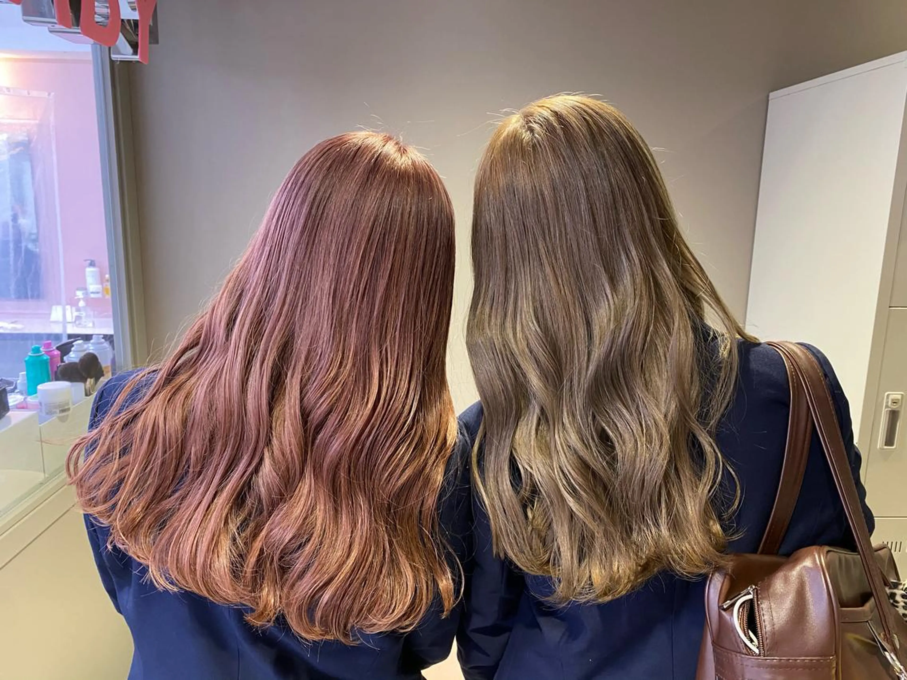 ロング カラー ダブルカラー 韓国ヘアKYONのヘアスタイル