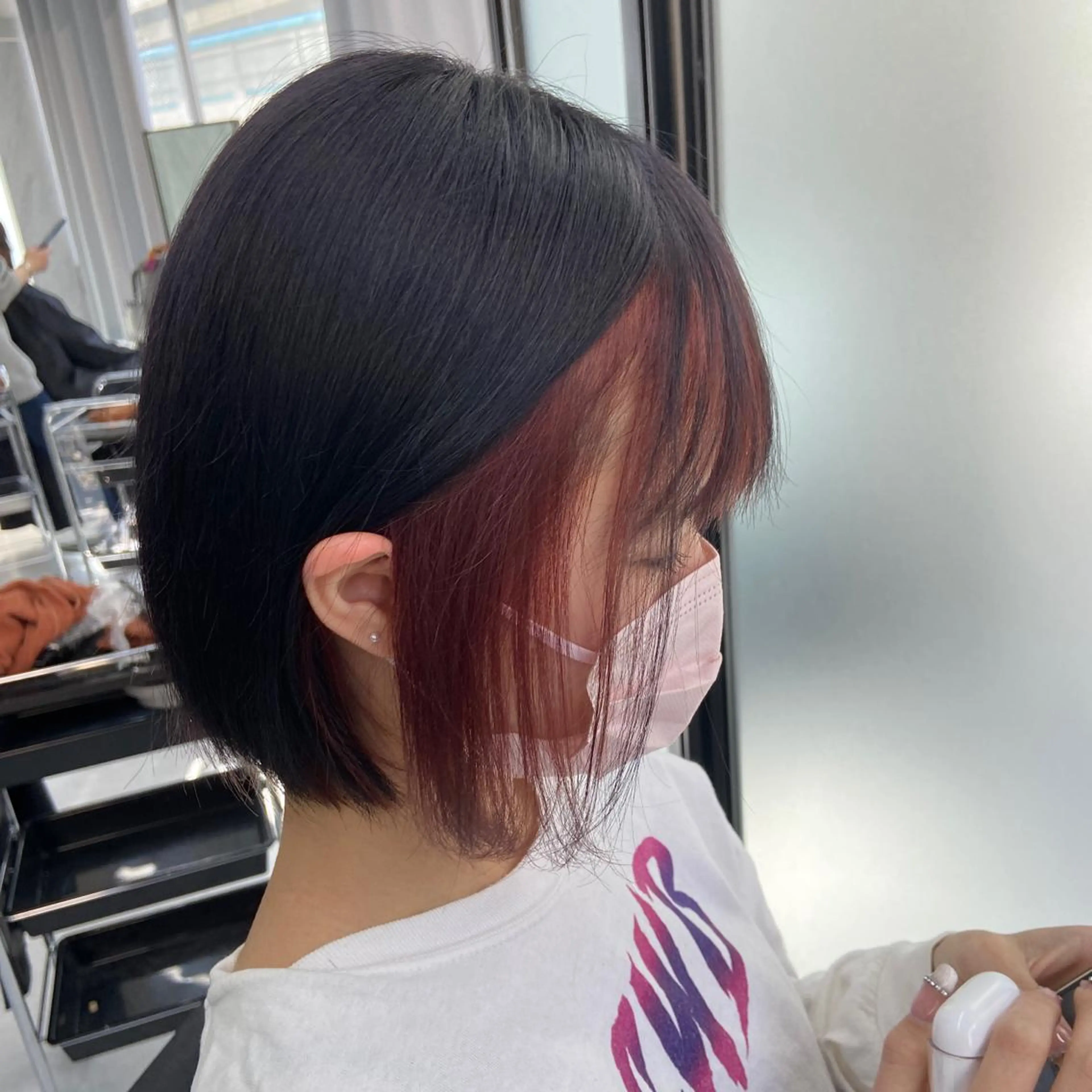 ショート カラー ハイトーンカラー ヘアカラー トリートメント ミルボンAujua認定サロン Ria OSAKA 梅田所属・メンズ特化/ マンツーマン/Ryuのヘアスタイル