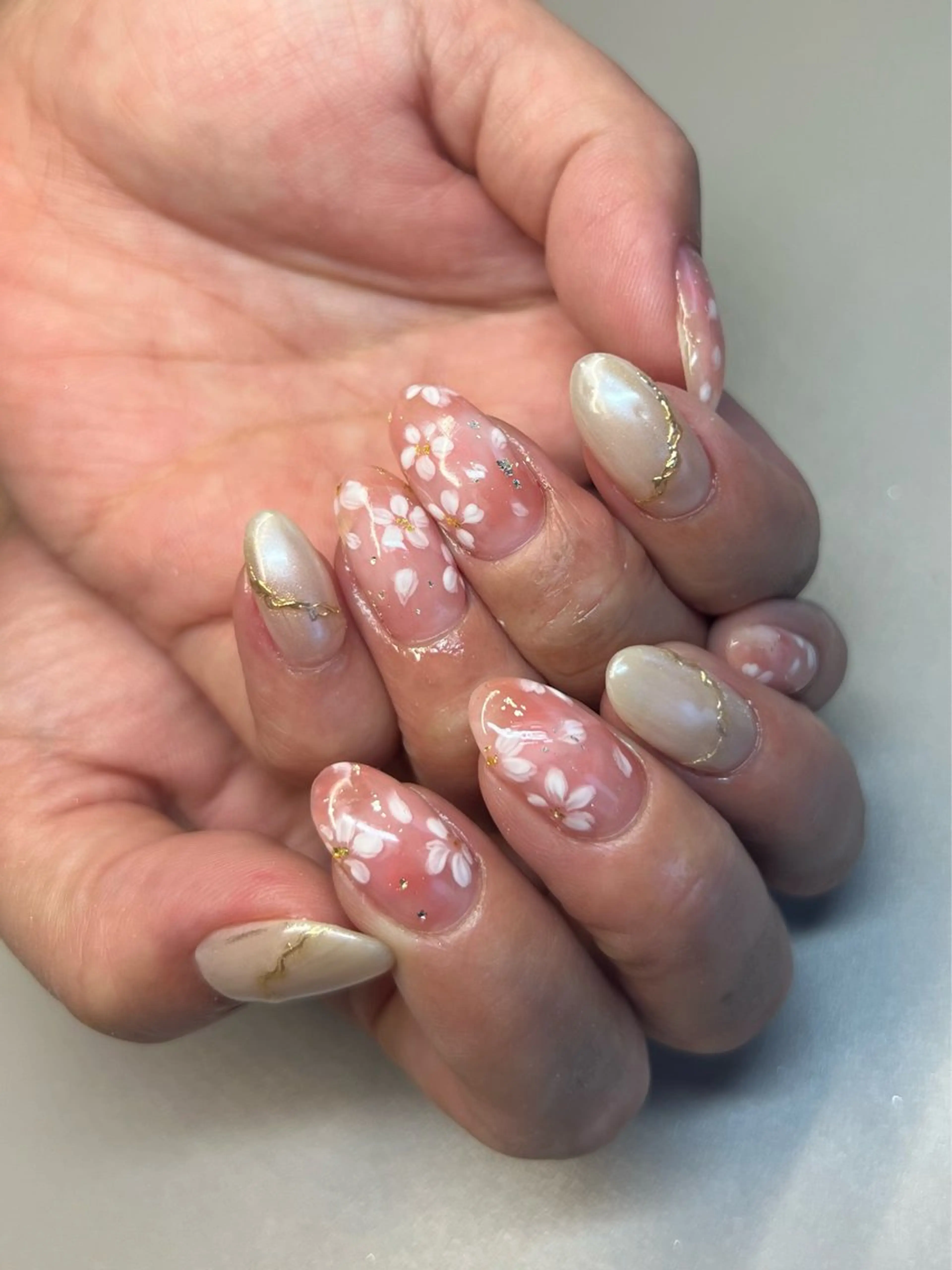 ネイル 桜ネイル toki 横浜✨天王町のネイルデザイン