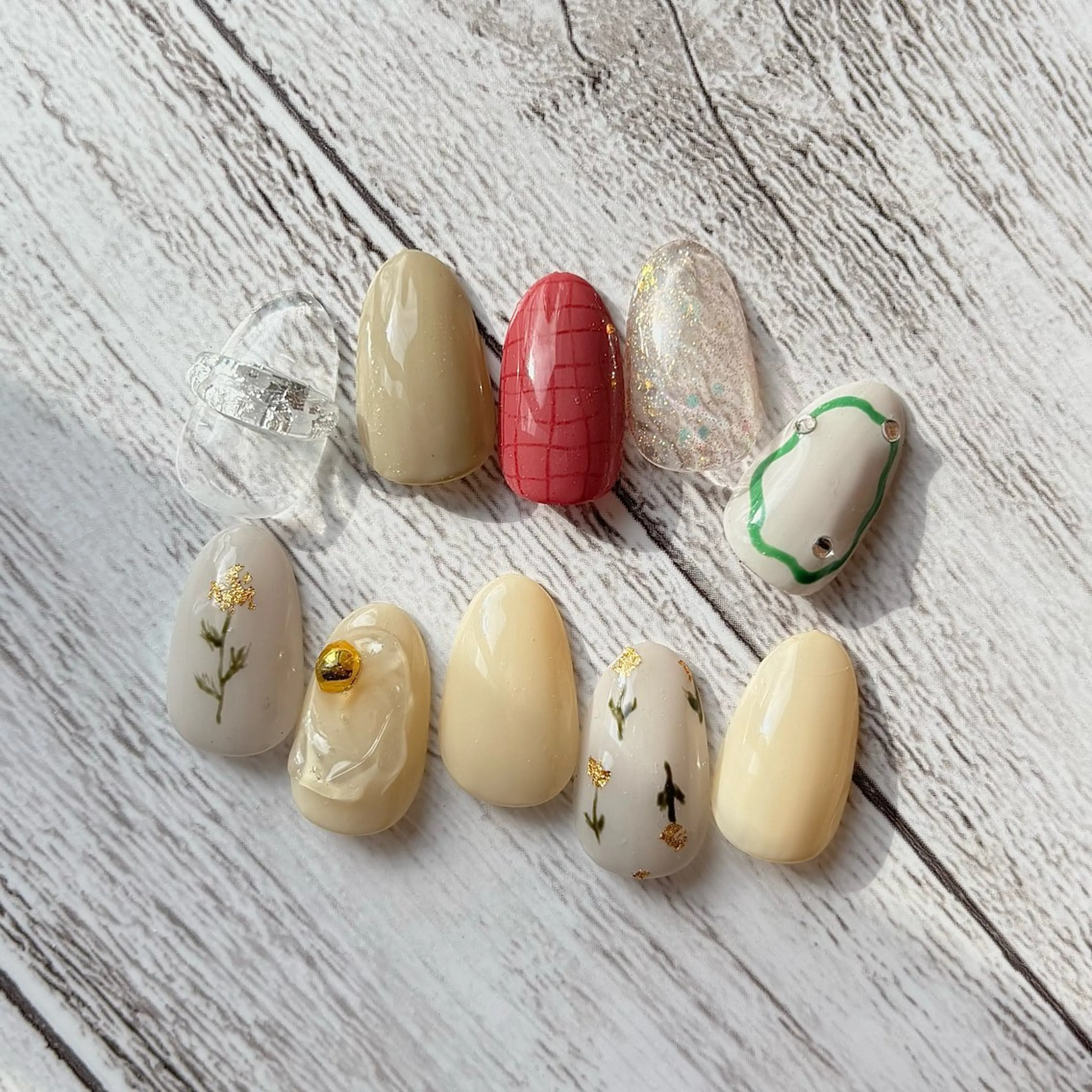 ネイル ハンドネイル Nailsalon BLOOM🌷 山崎のネイルデザイン