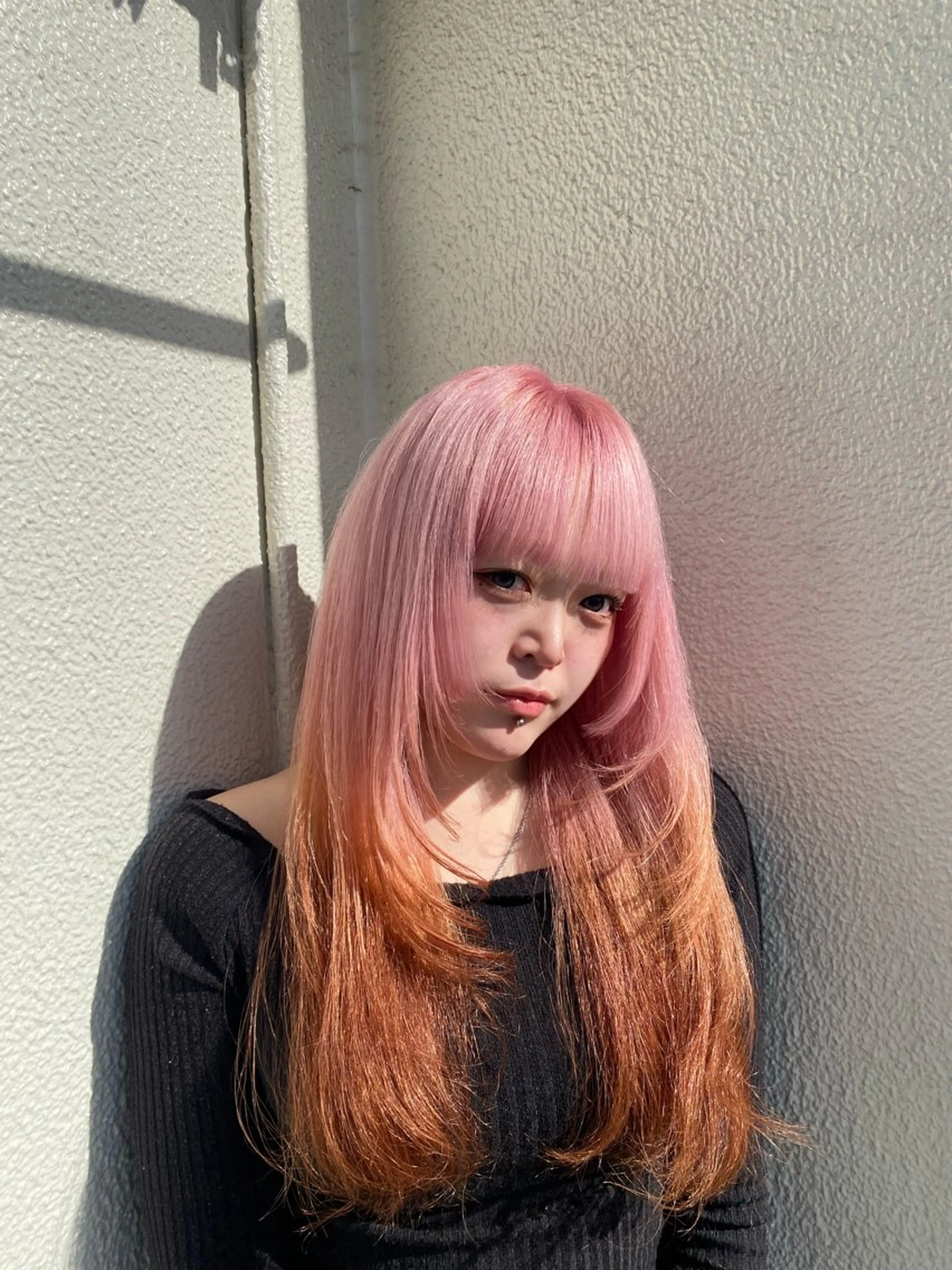 【ダメージを抑えてハイトーンへ✨️】ブリーチありダブルカラー（ケアブリーチ付き）＋オージュア4step トリートメントの写真