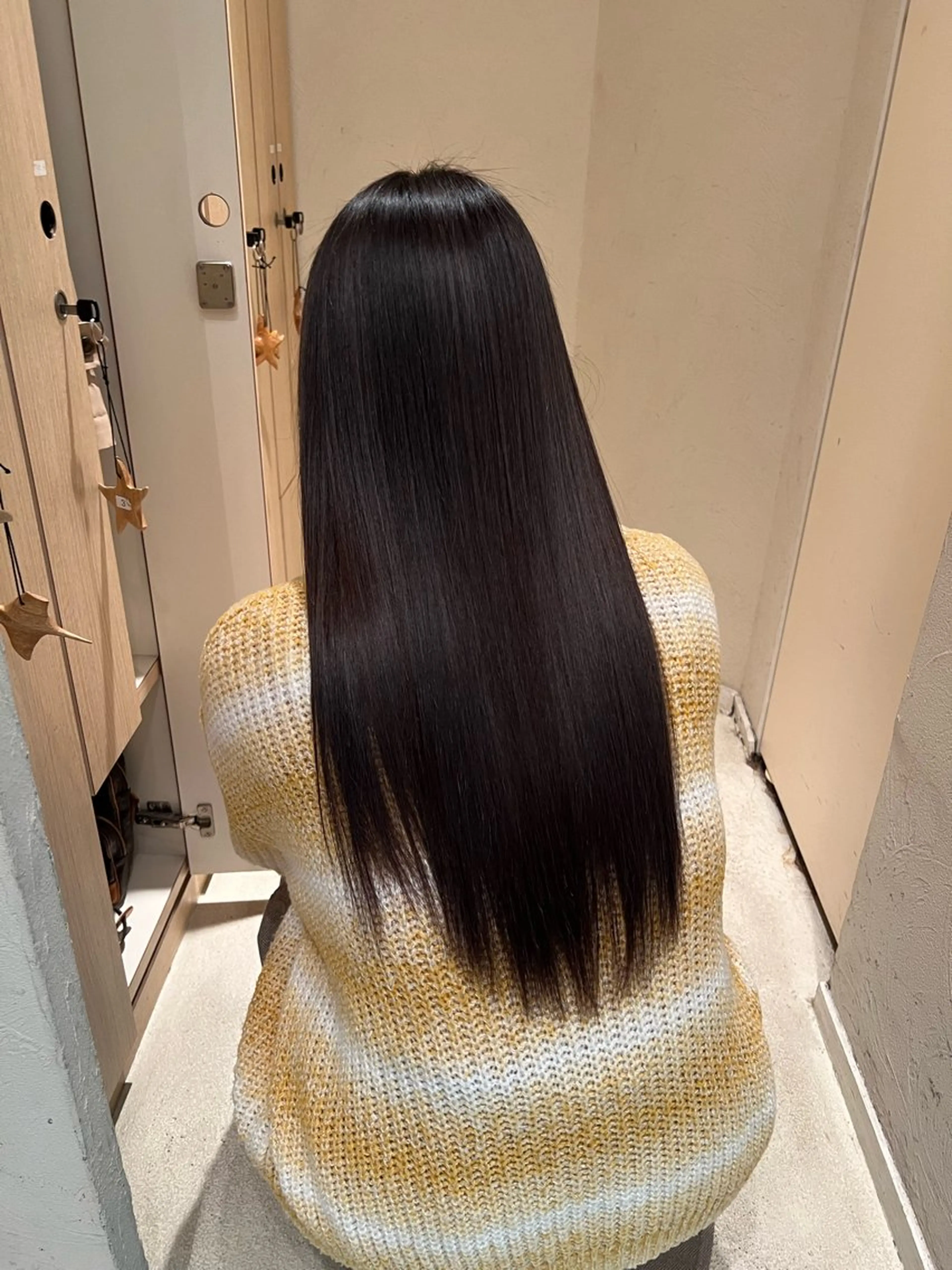 ロング 髪質改善 縮毛矯正 トリートメント 酸性ストレート muze所属・髪質改善/酸性ストレ ート/ブリーチ縮毛のヘアスタイル