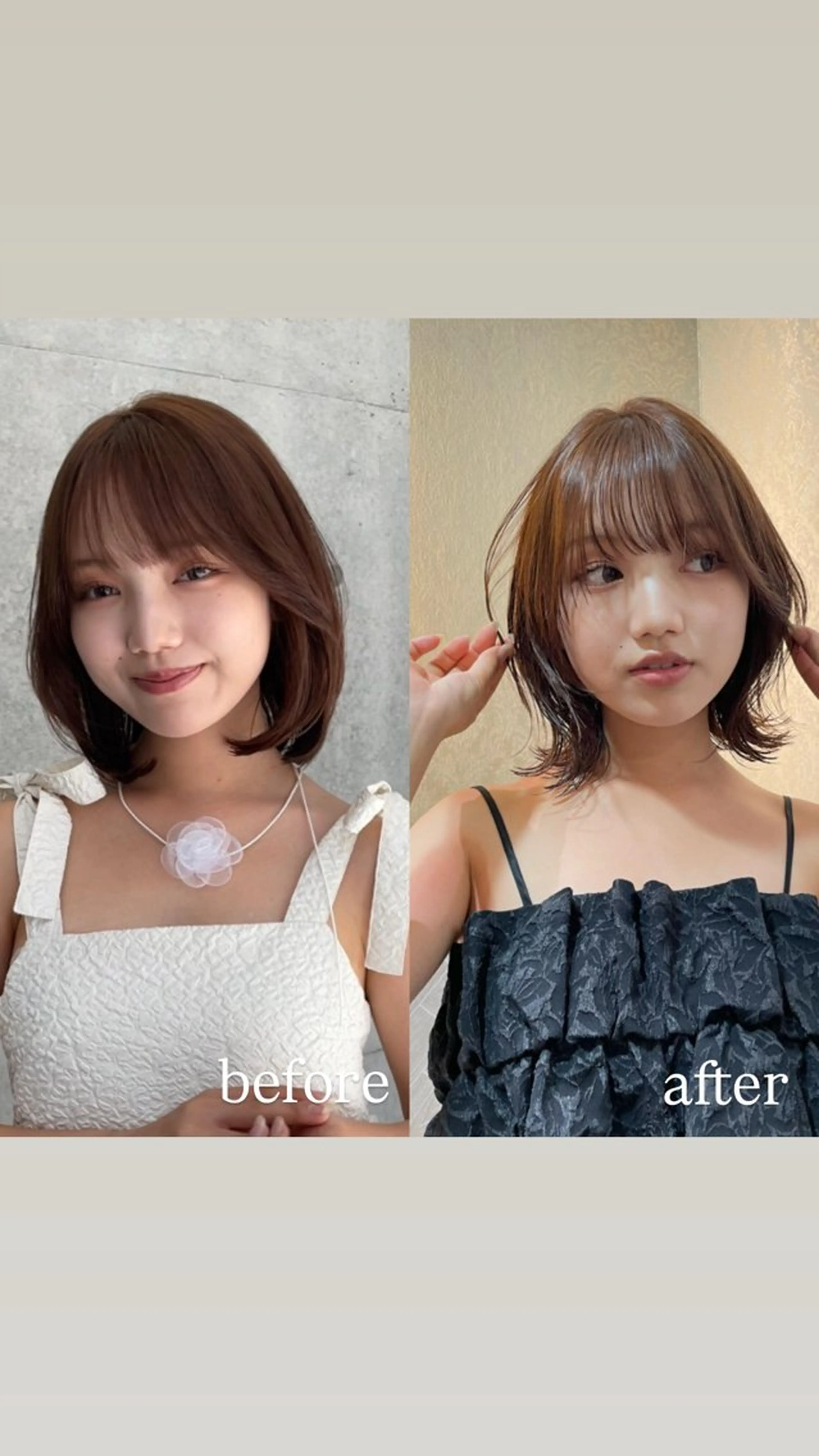 ミディアム Lond所属・ボブ/顔まわり /みそらのヘアスタイル