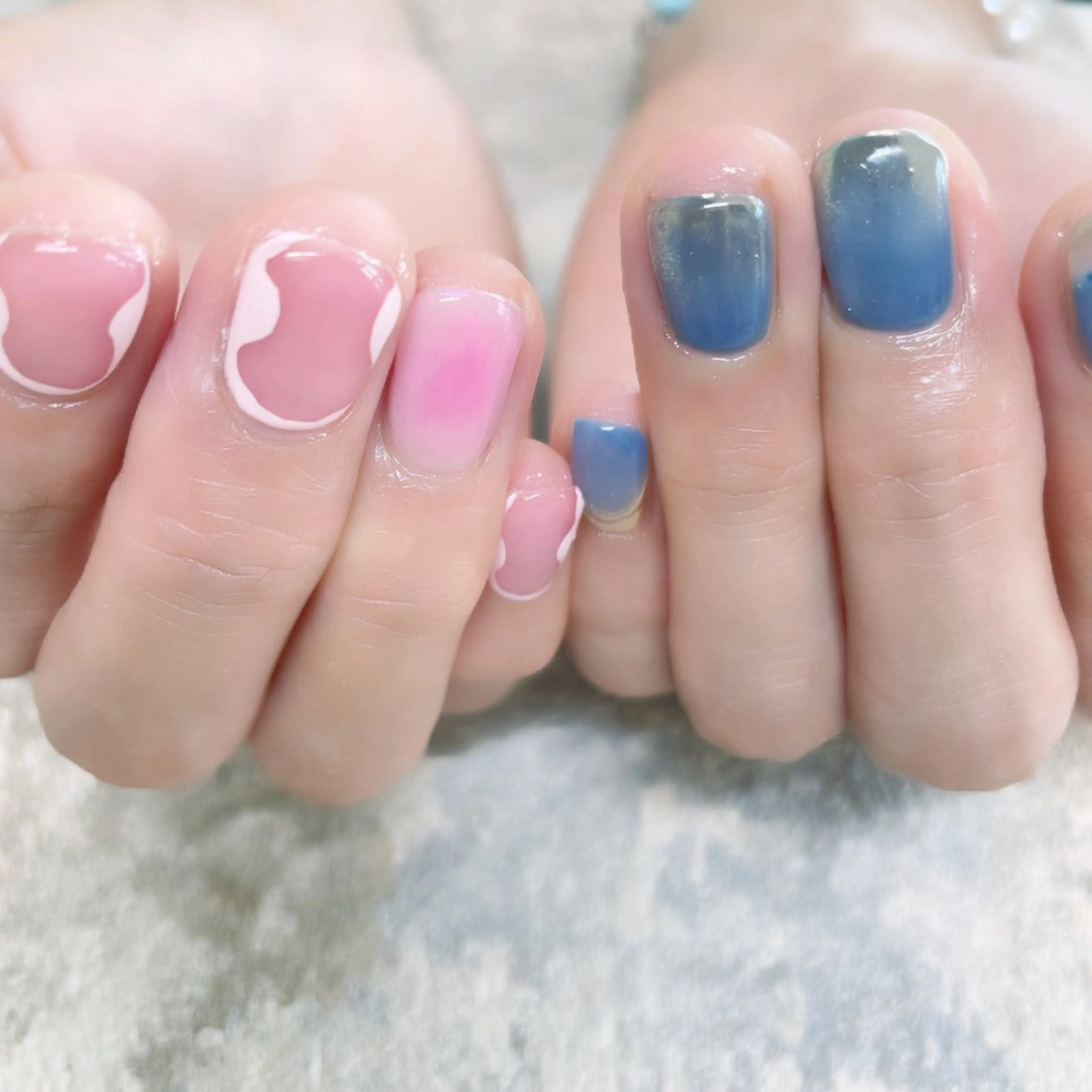 ネイル ニュアンスネイル ハンドネイル ricco risaiaのネイルデザイン