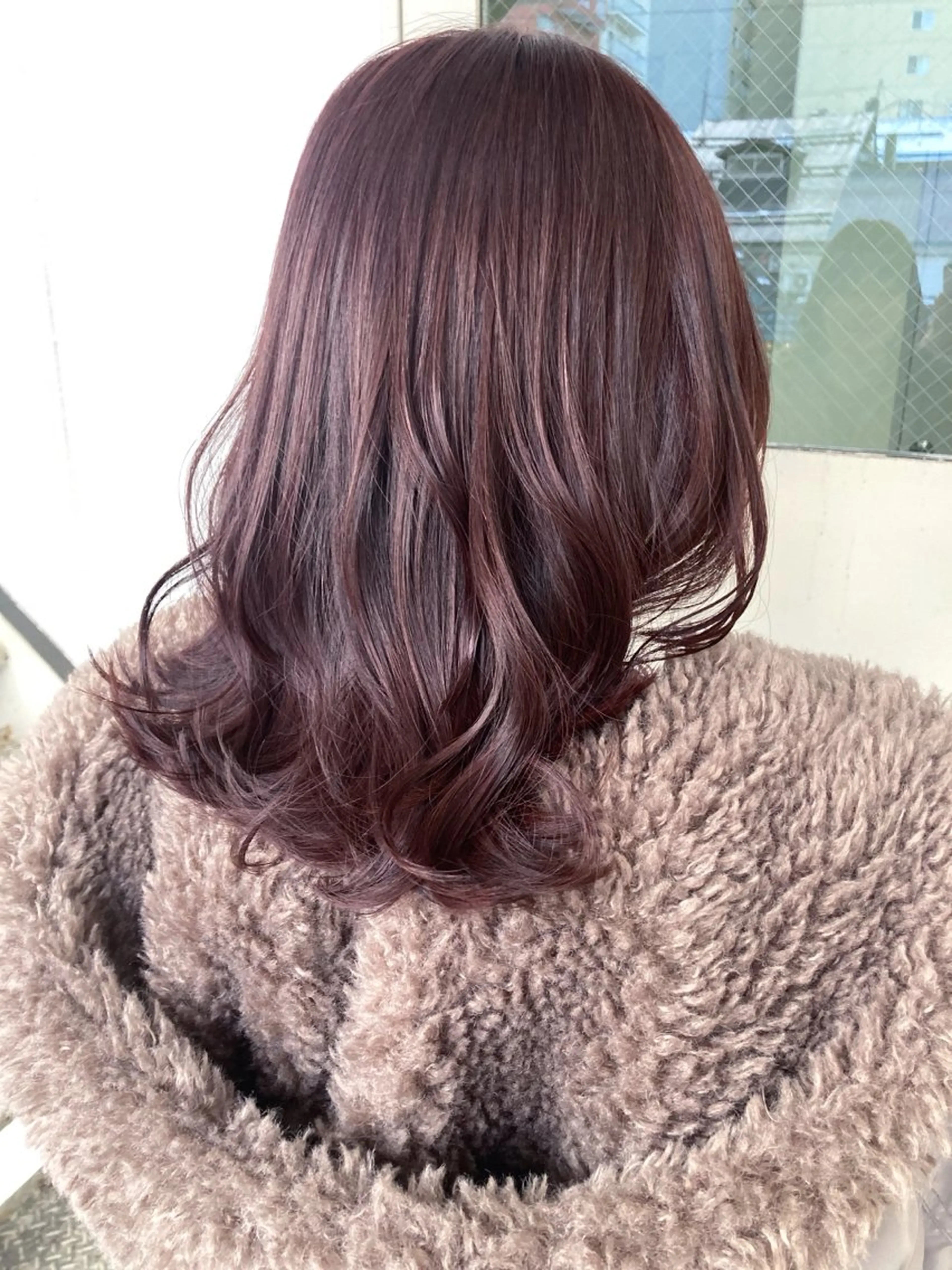 ミディアム ピンクラベンダー roka ノゾミのヘアスタイル